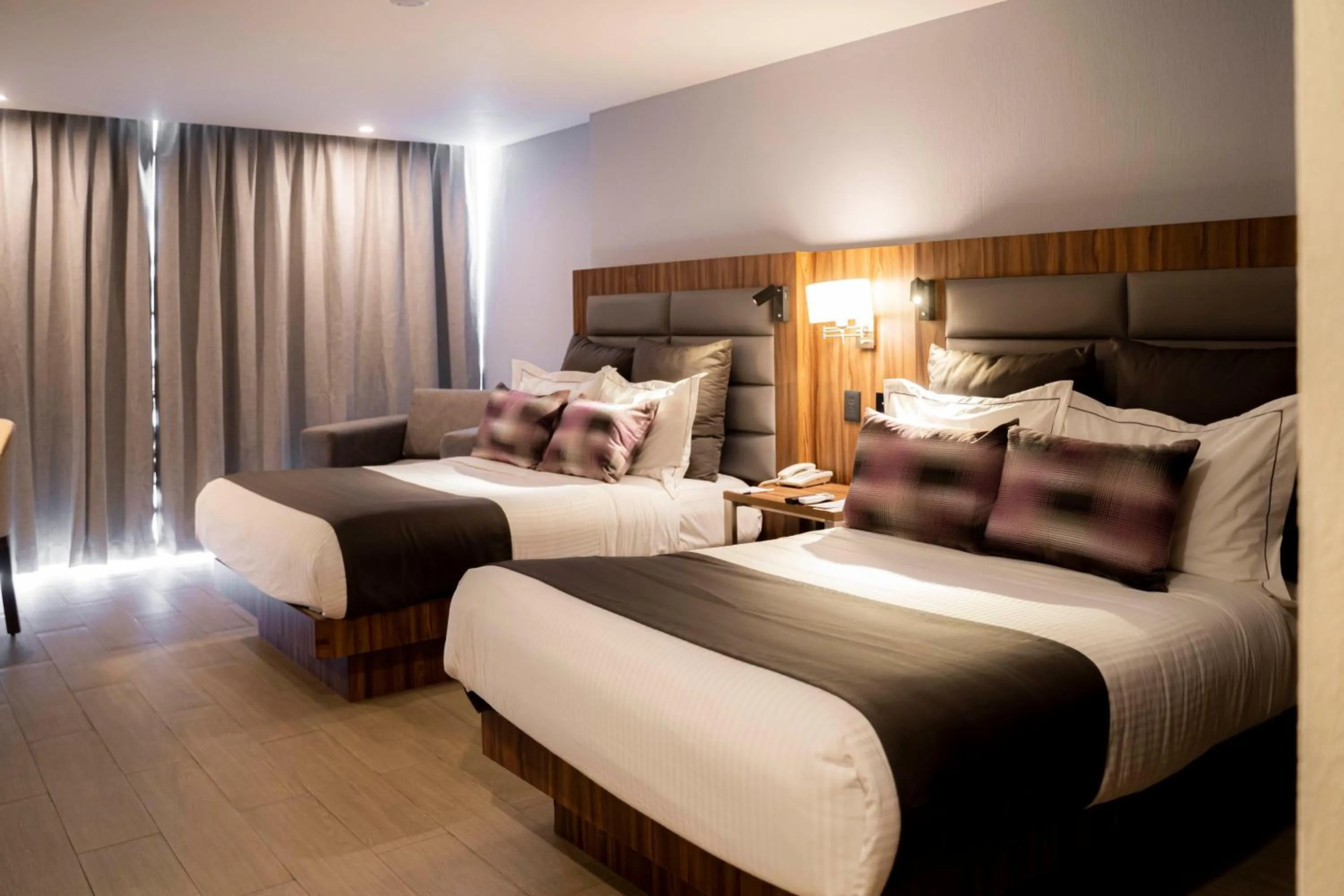 Bedroom, Bed in Panorama