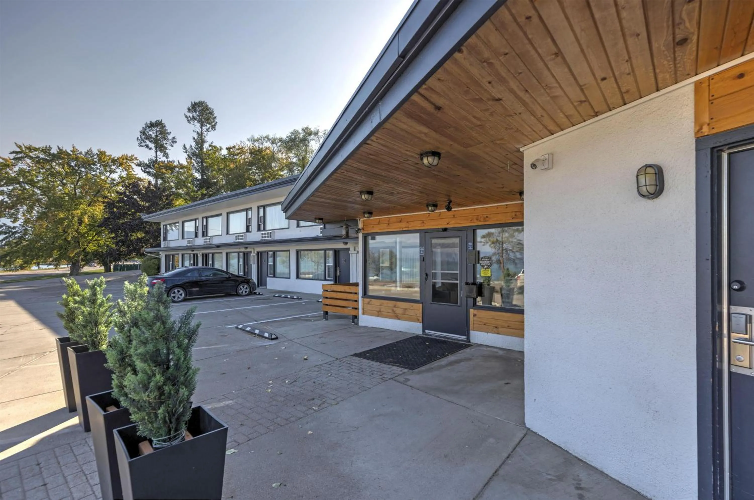 Property building in Americas Best Value Inn Polson