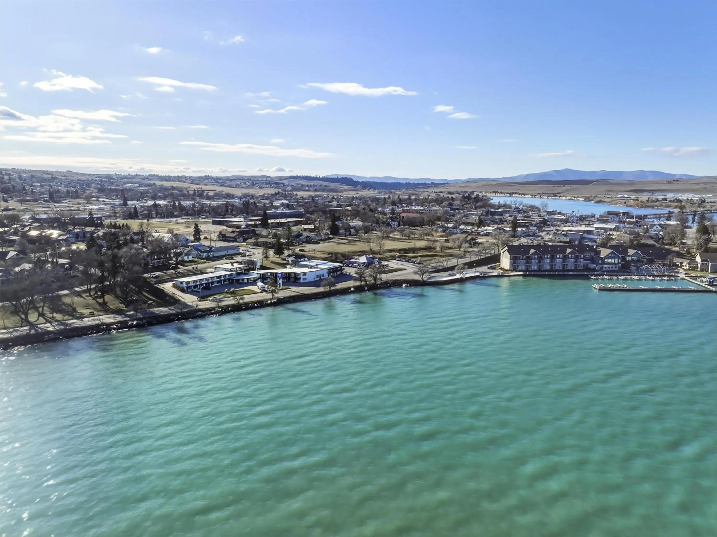 Property building in Americas Best Value Inn Polson