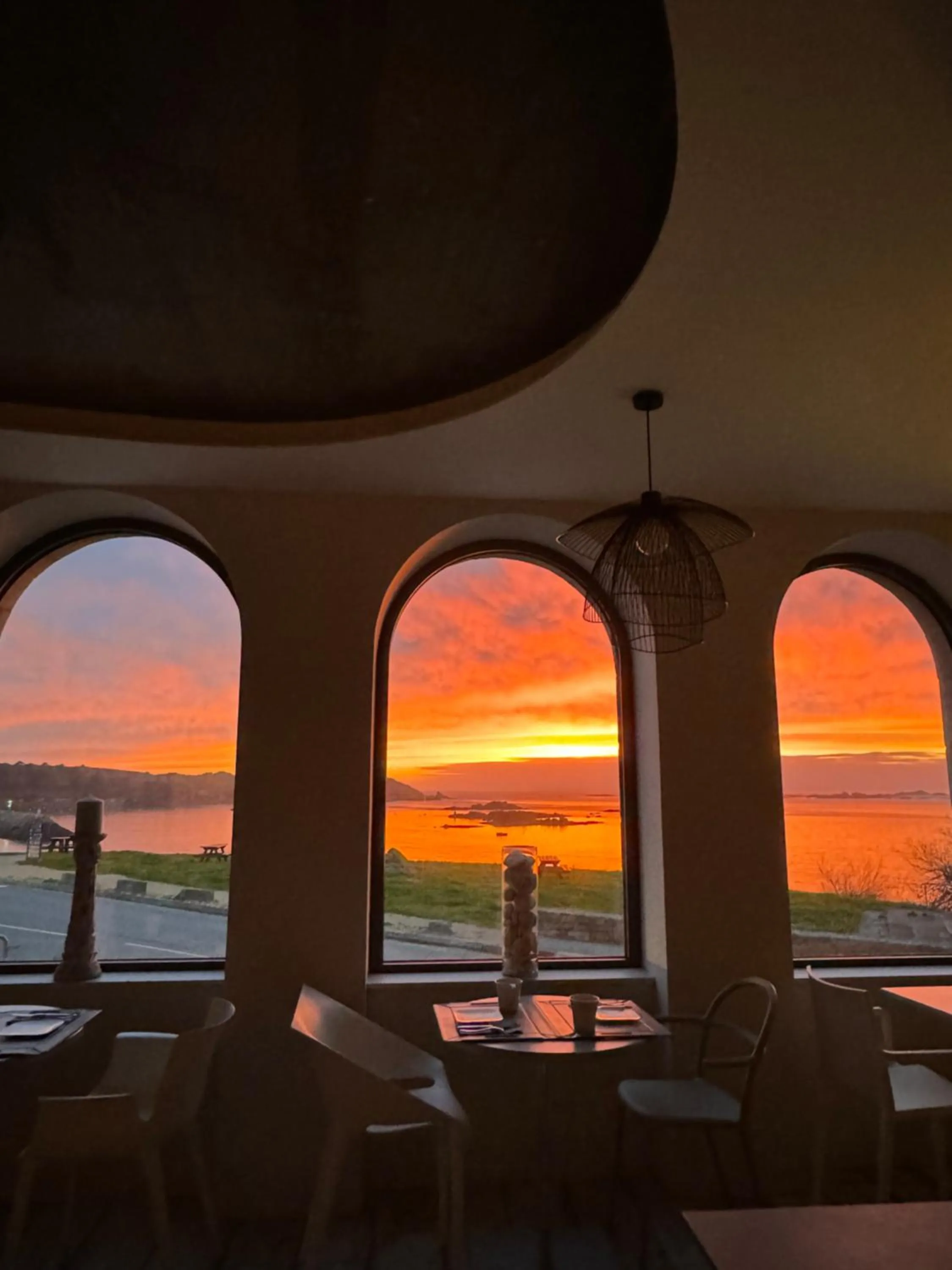 Seating area in Pavillon de la plage