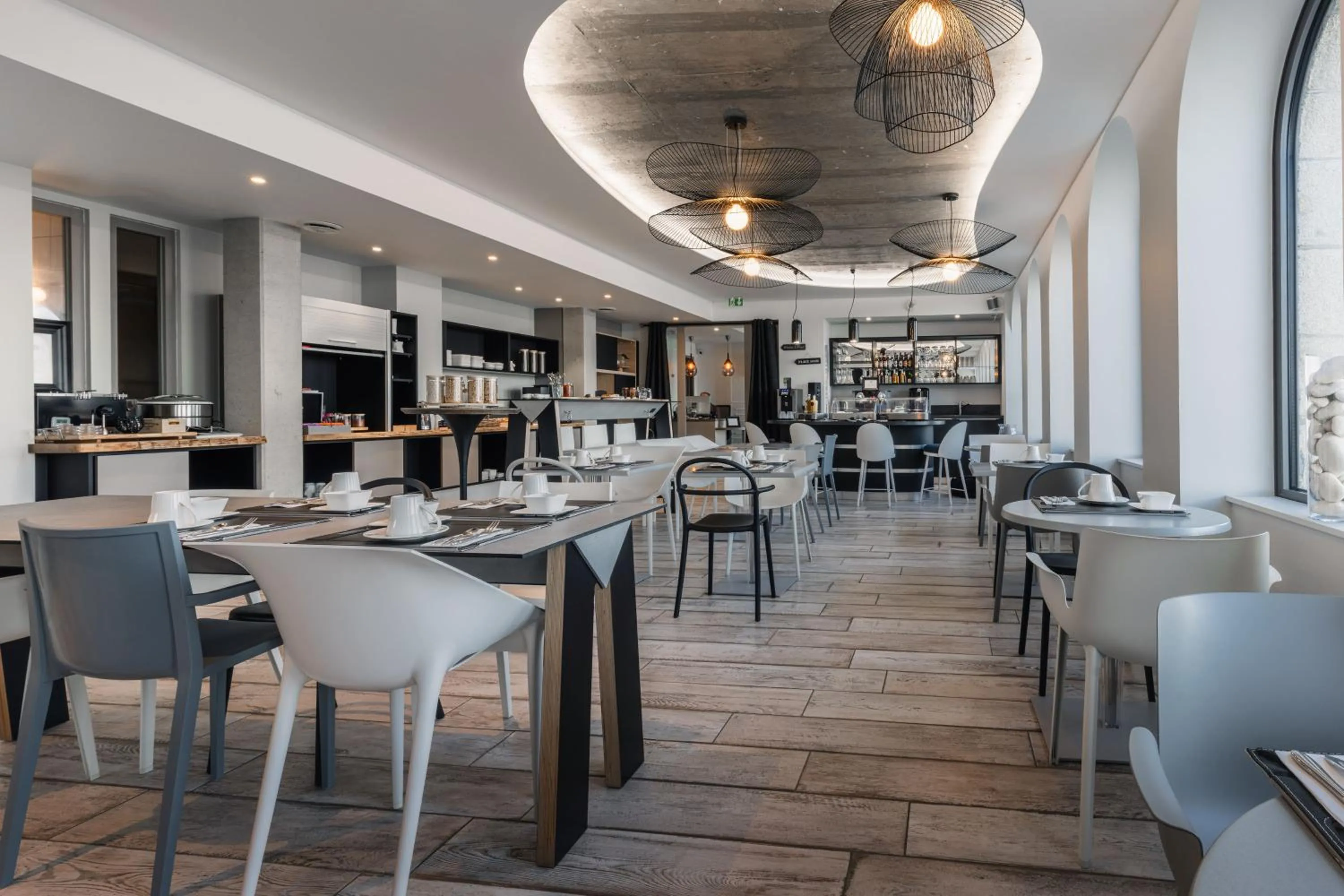 Breakfast in Pavillon de la plage