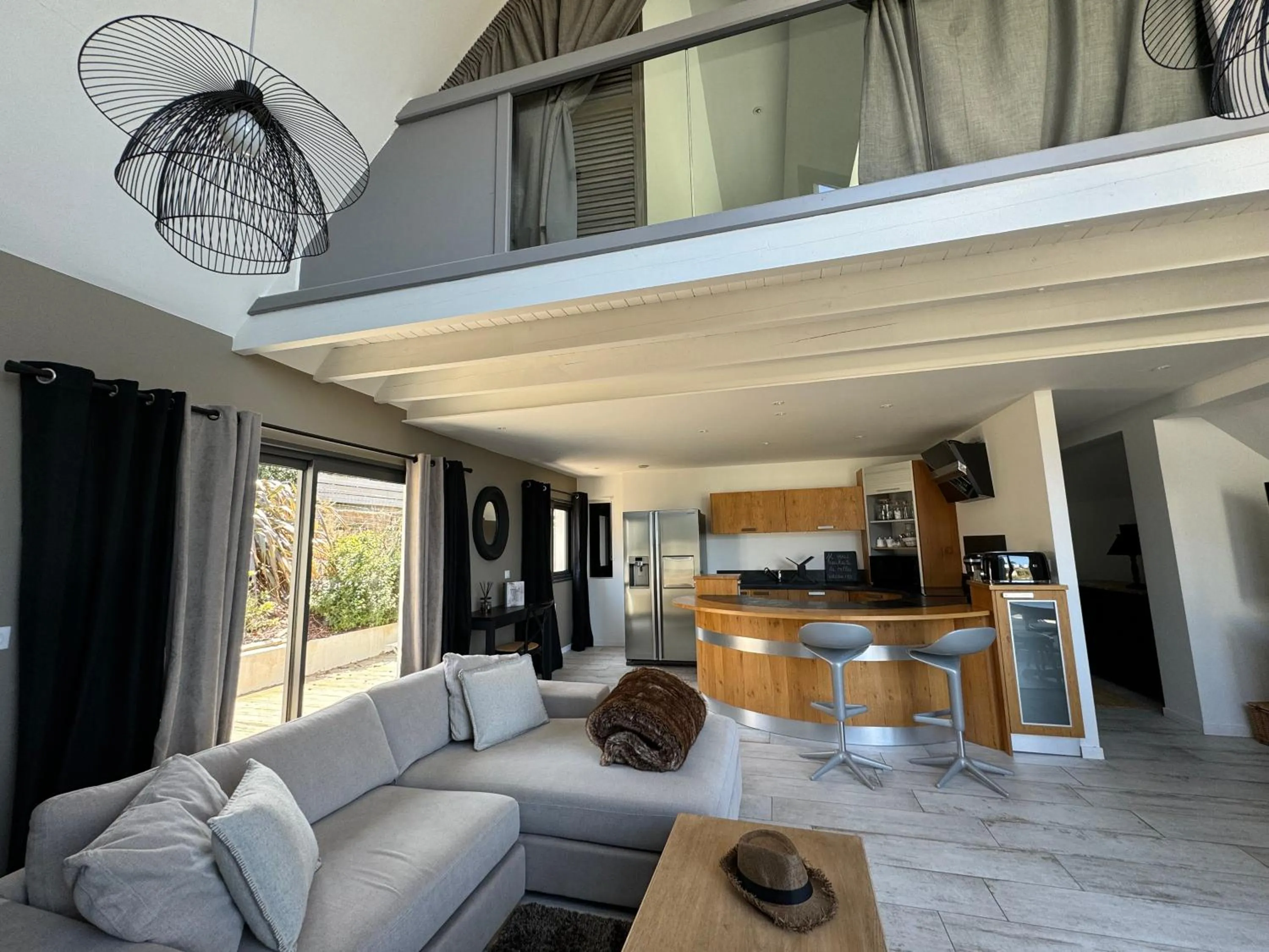 Kitchen or kitchenette in Pavillon de la plage