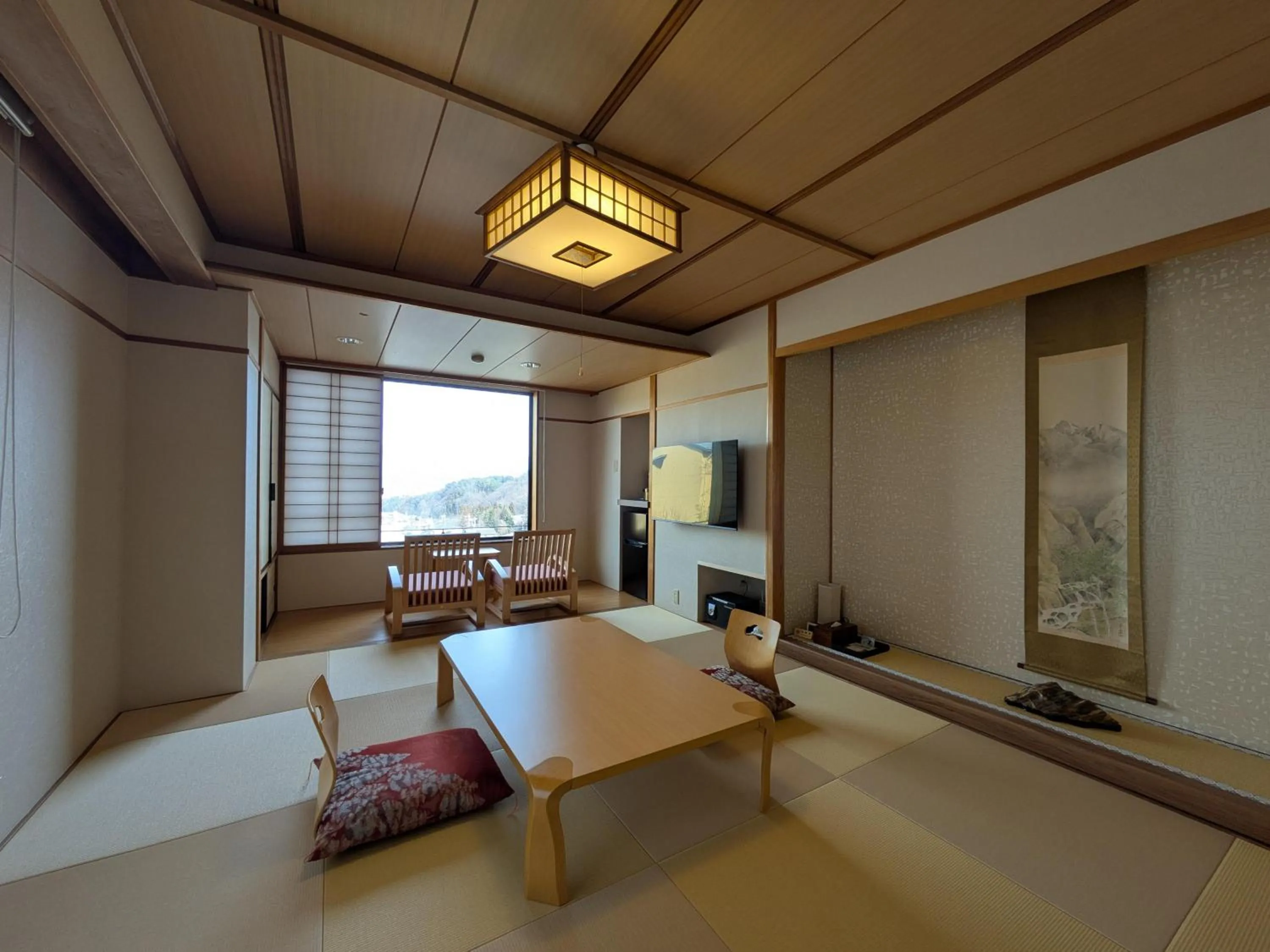 Photo of the whole room, Bed in Nakamatsuya Ryokan