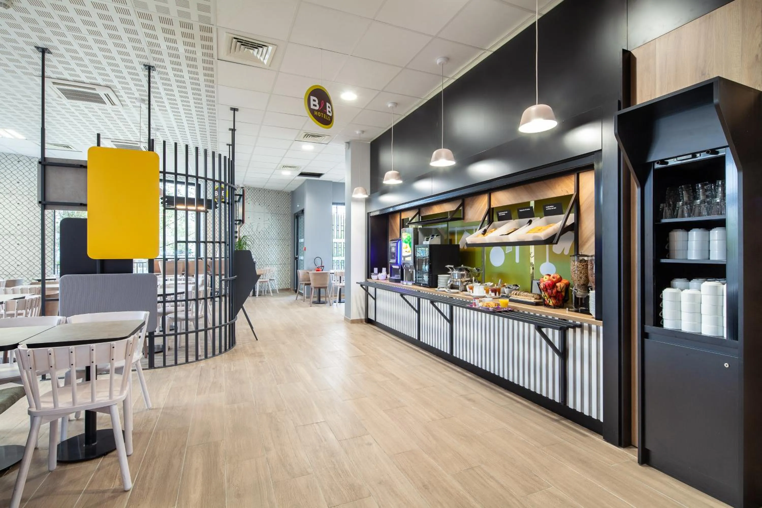 Decorative detail in B&B HOTEL Paris Gennevilliers Asnières