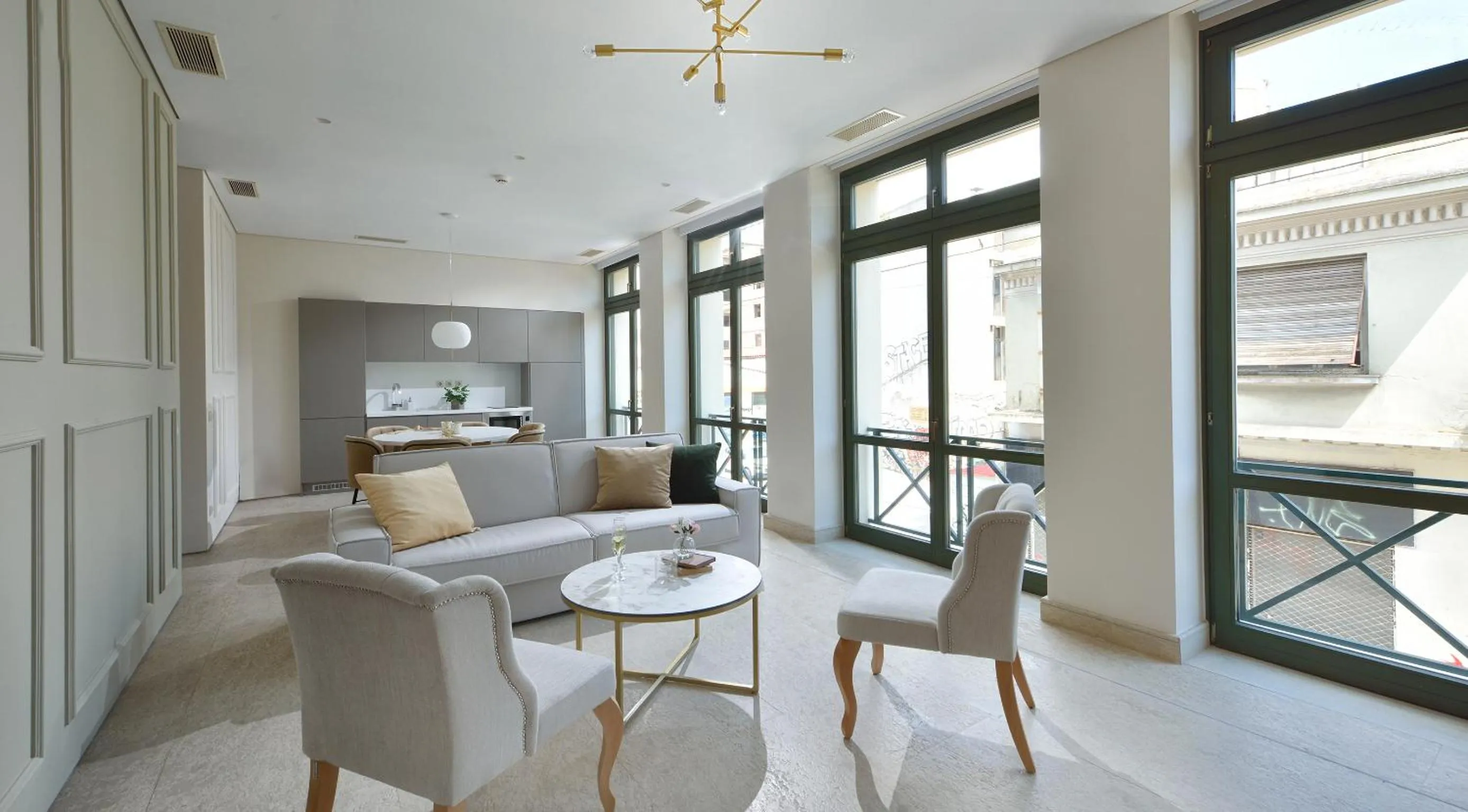 Living room in Thission Luxury Homes & SPA by K&K