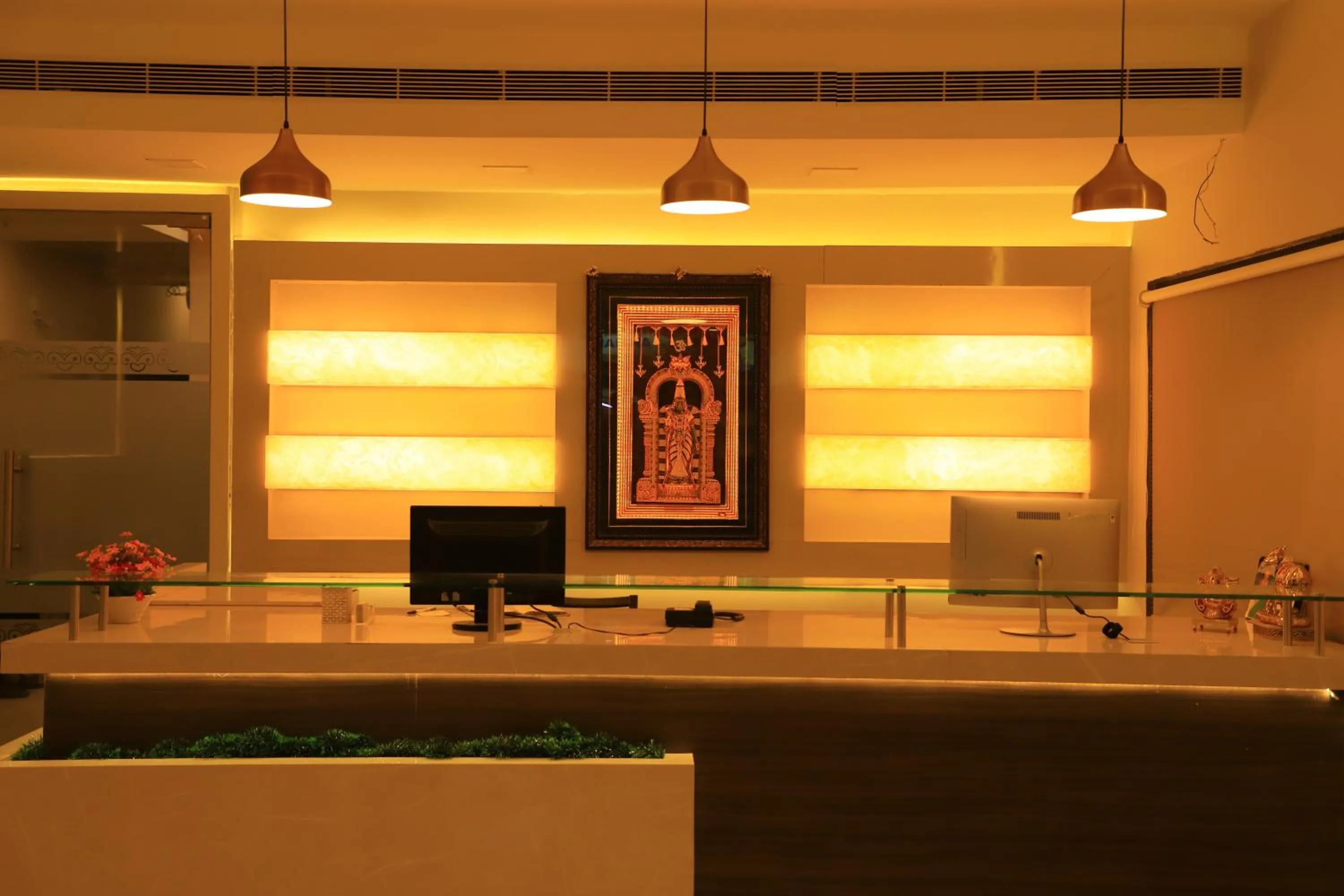 Lobby or reception in TM Hotel