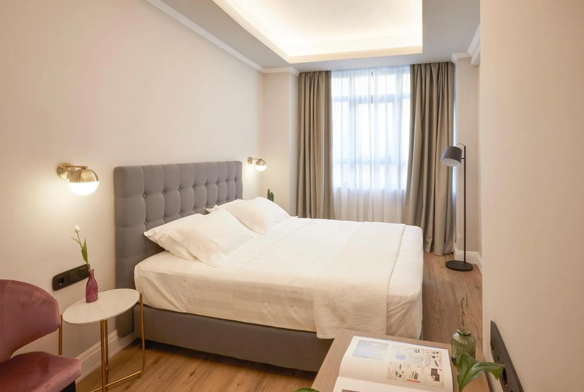 Bedroom, Bed in The Artist Athens