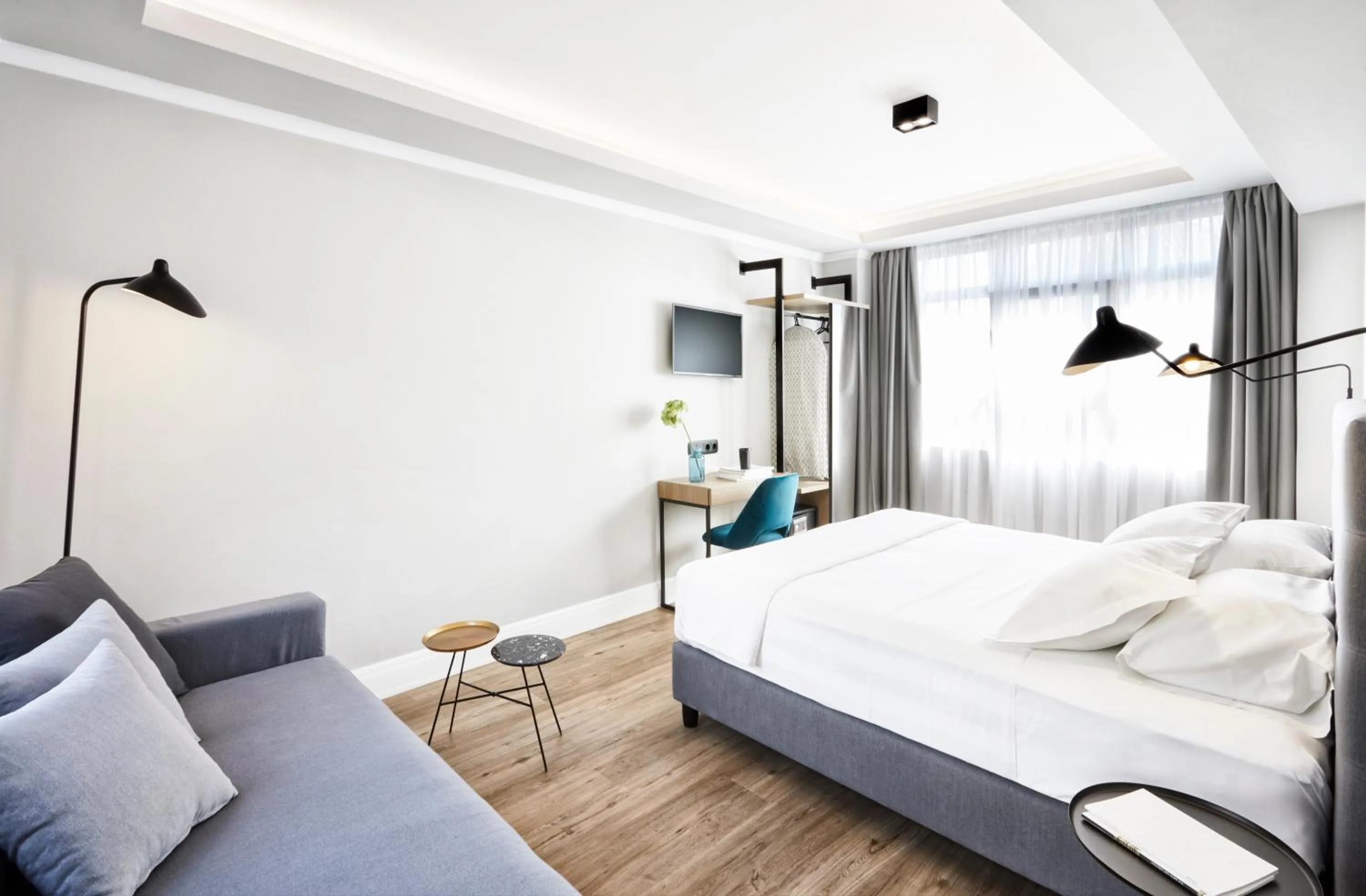 Bed in The Artist Athens