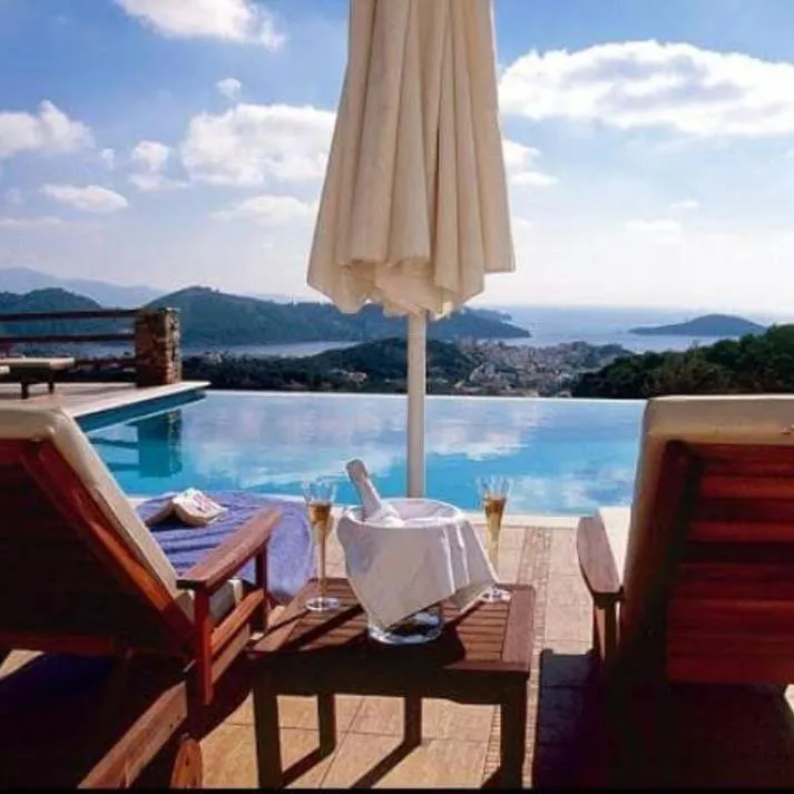 Swimming pool in Skiathos Garden Cottages