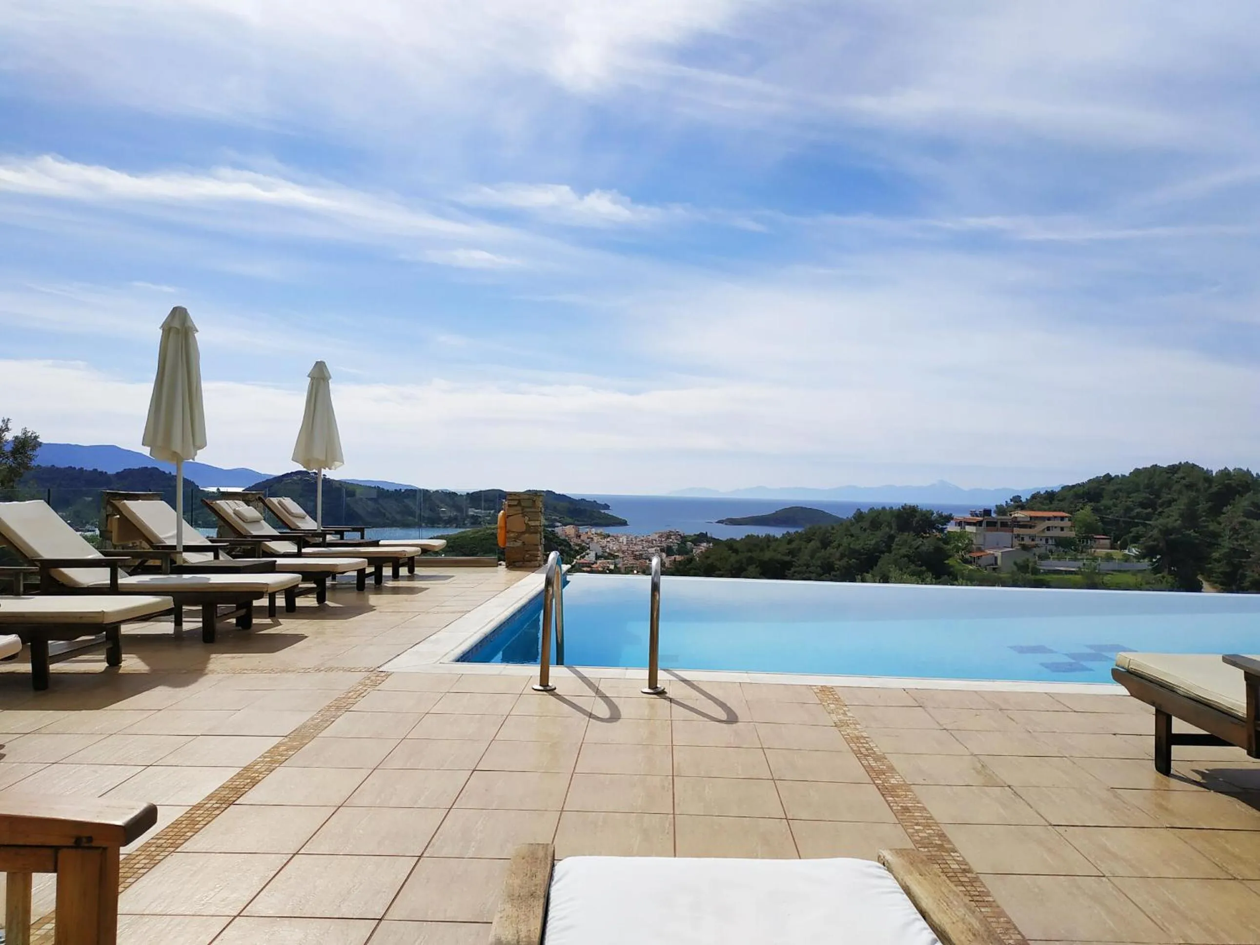 Swimming pool in Skiathos Garden Cottages