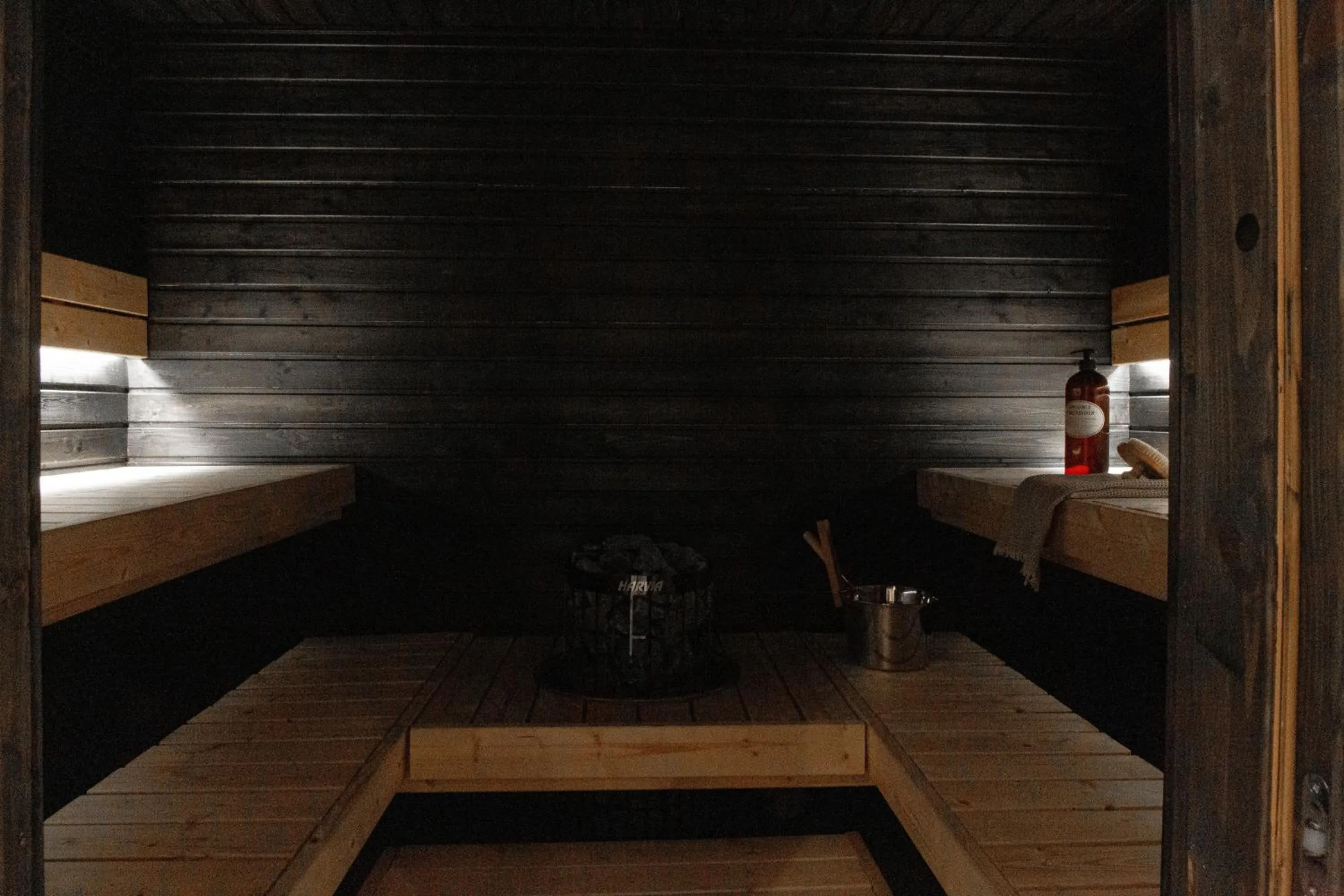 Night in Visulahti Cottages