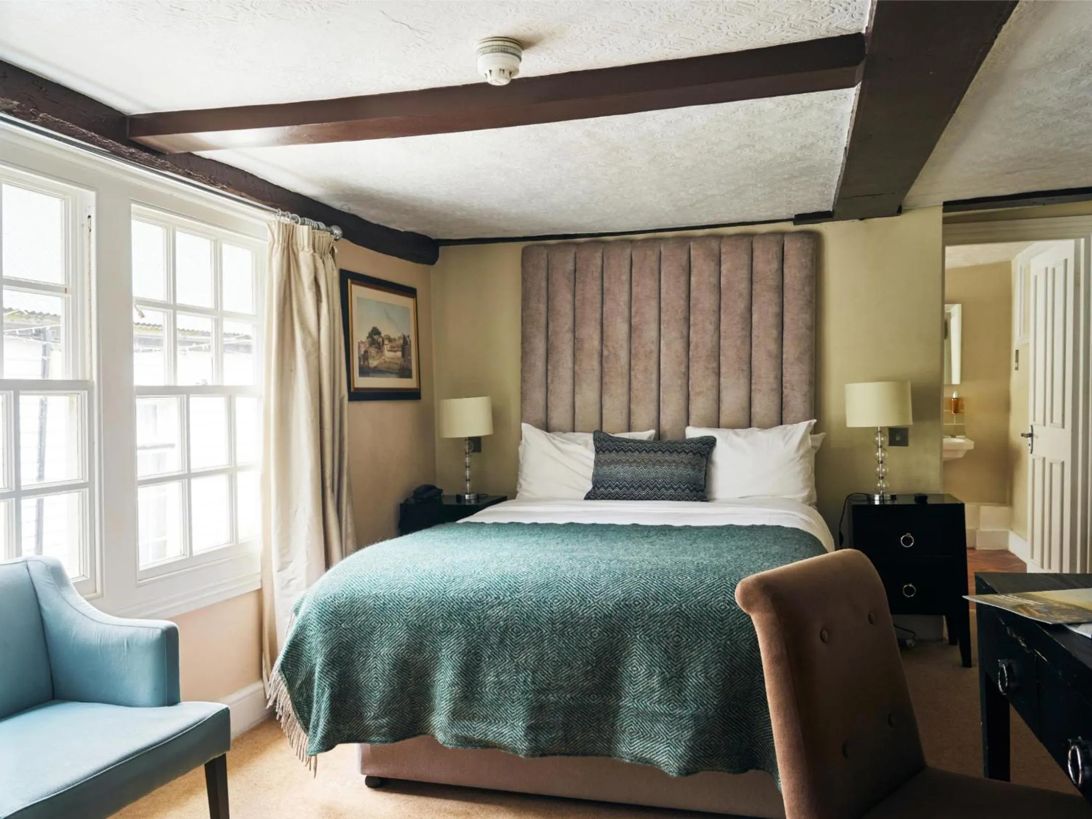 Bed in The Talbot Inn