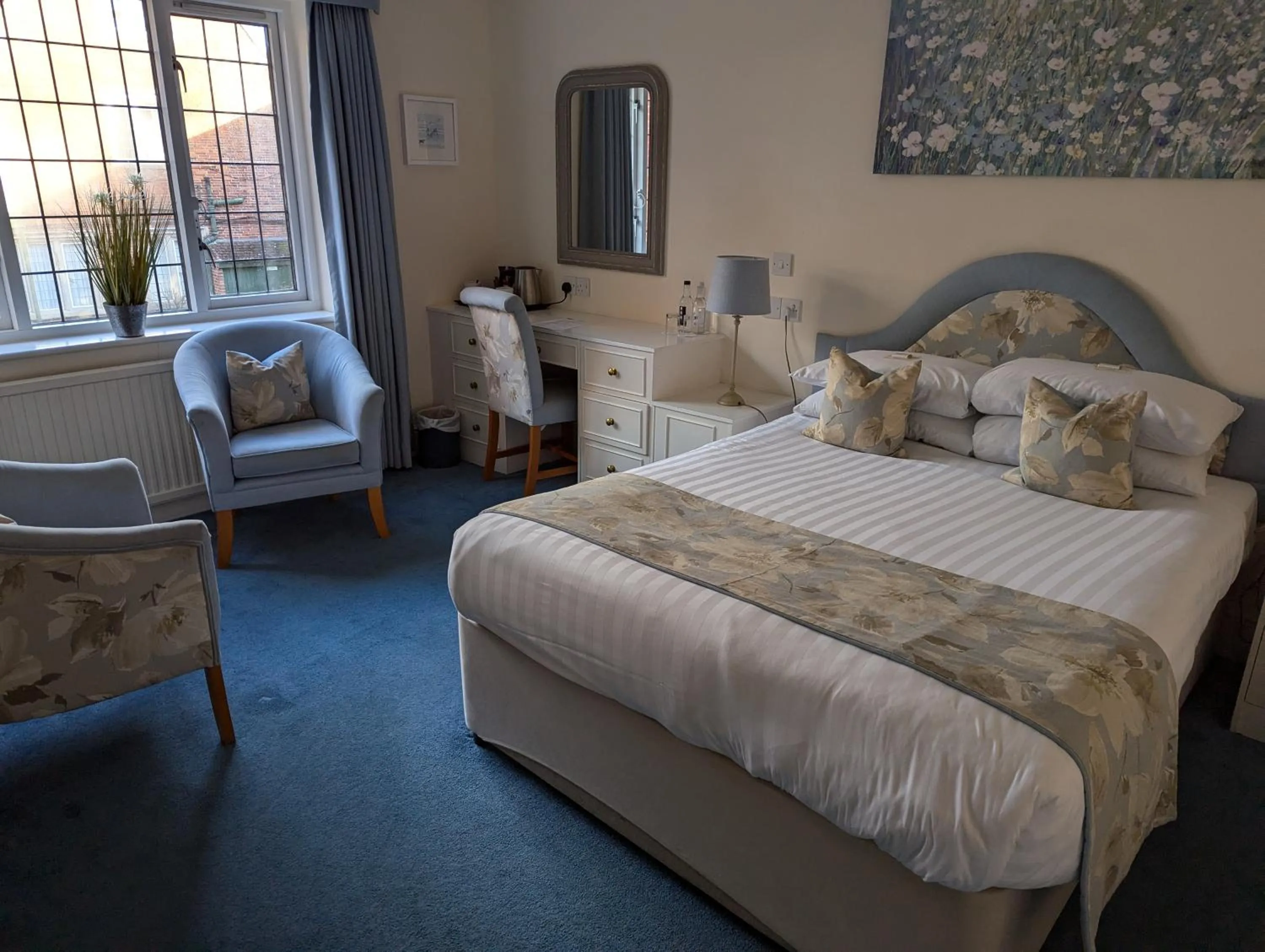 Bed in Passford House Hotel