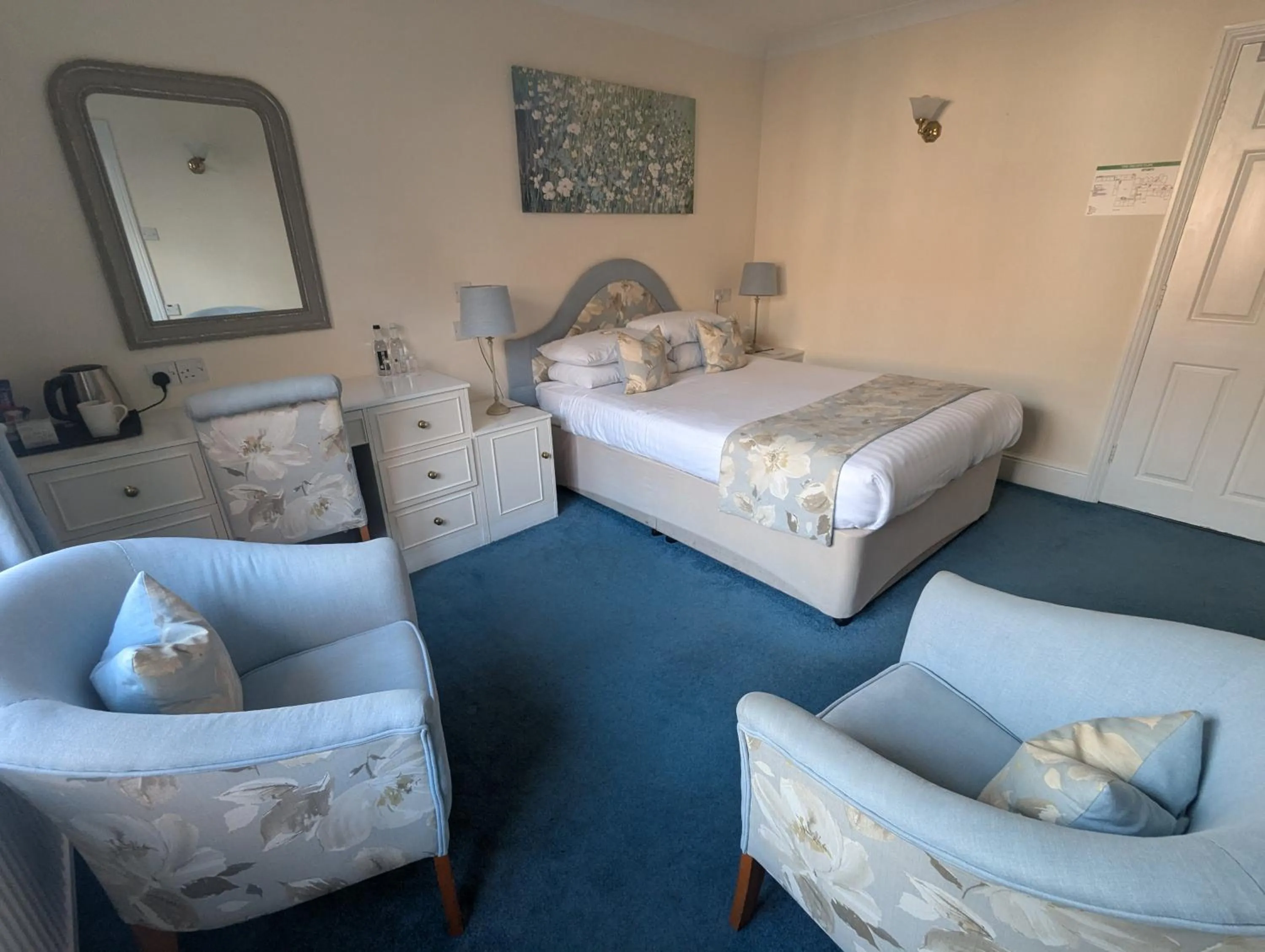 Bed in Passford House Hotel