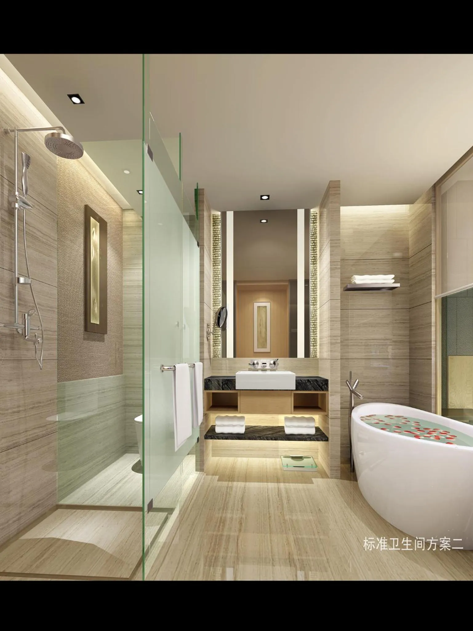Bathroom in Grand Skylight International Hotel Ganzhou Chang Zhen Avenue
