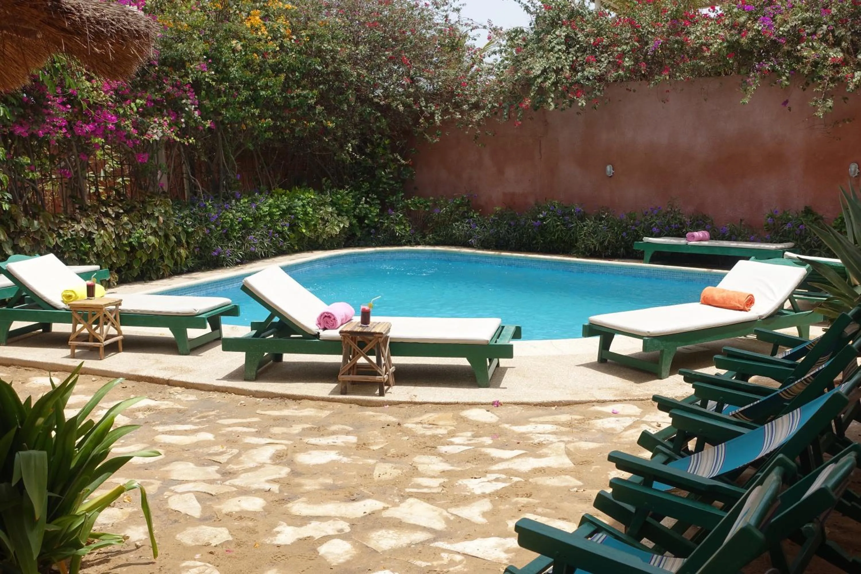 Pool view in Keur Marrakis