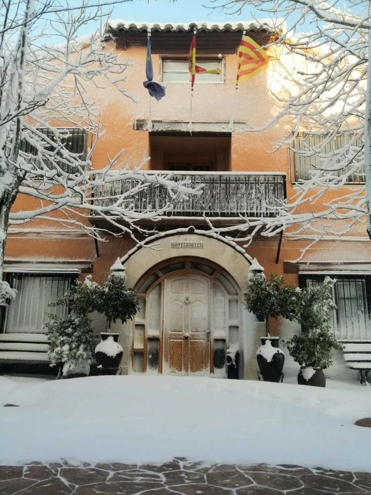 Facade/entrance in Hotel Suiza
