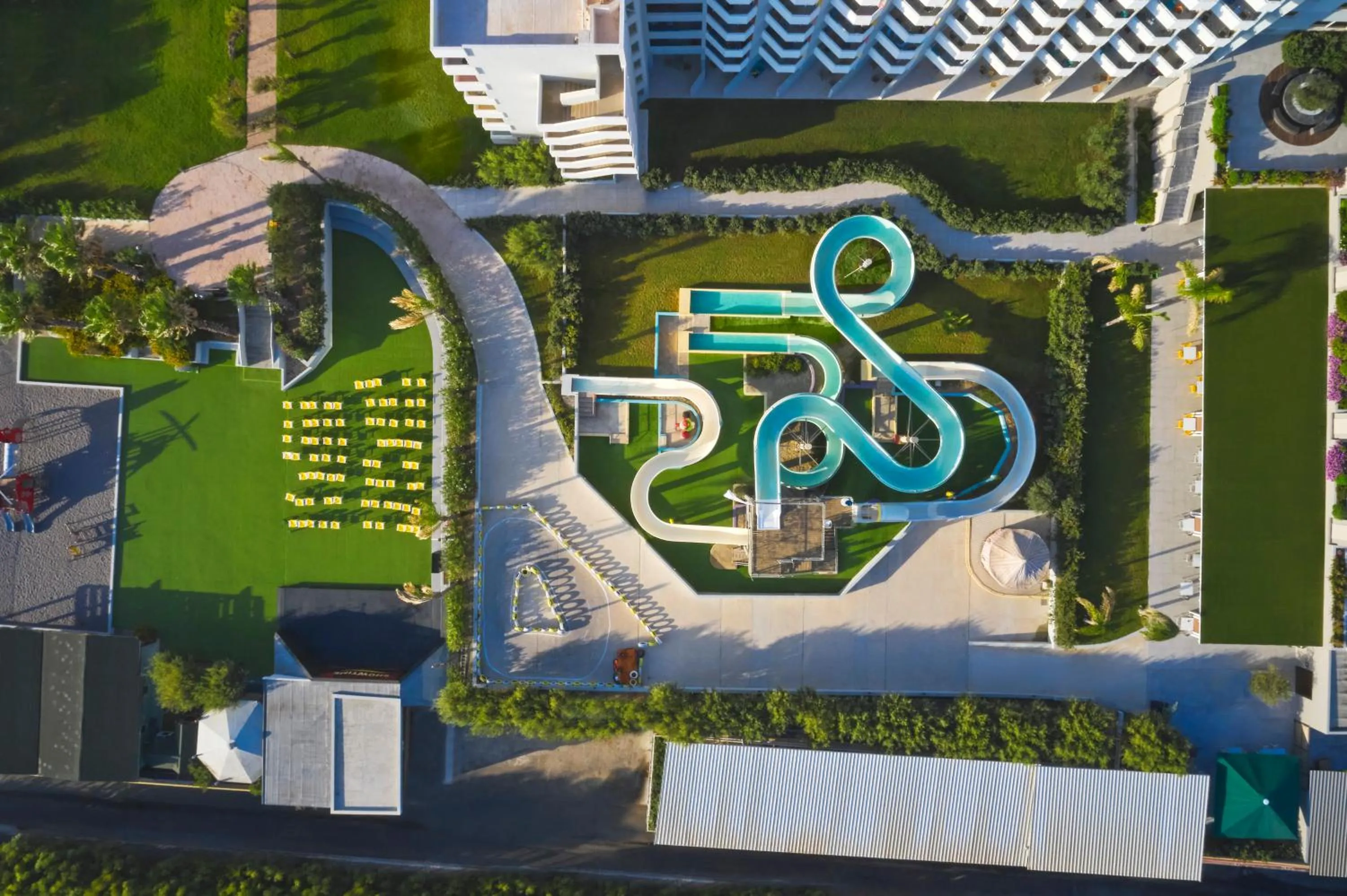 Bird's eye view in Esperides Beach Resort