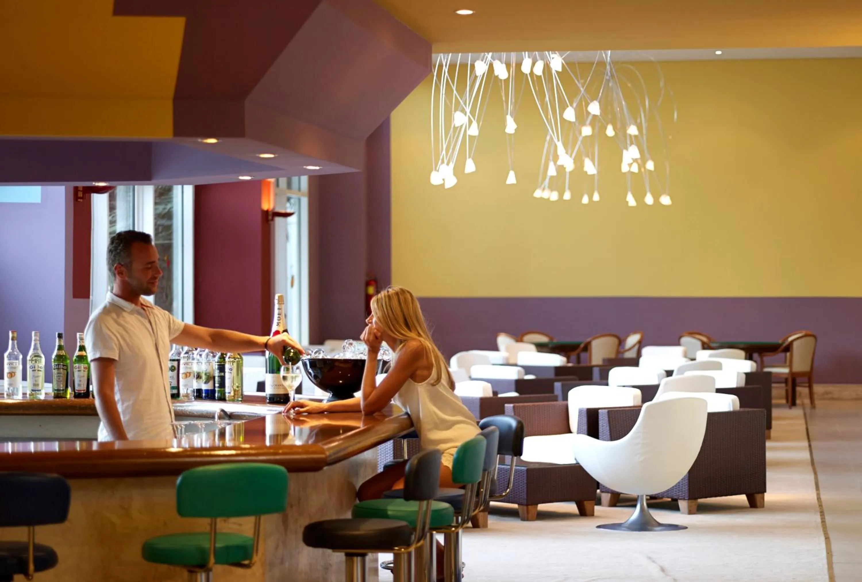 Communal lounge/ TV room in Esperides Beach Resort