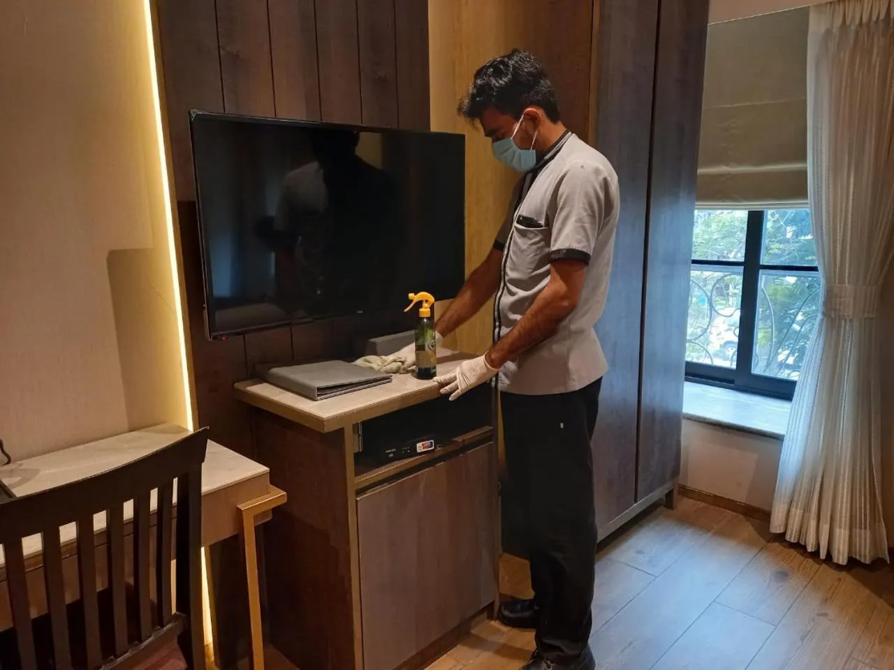 Decorative detail in Hotel Orient Regency