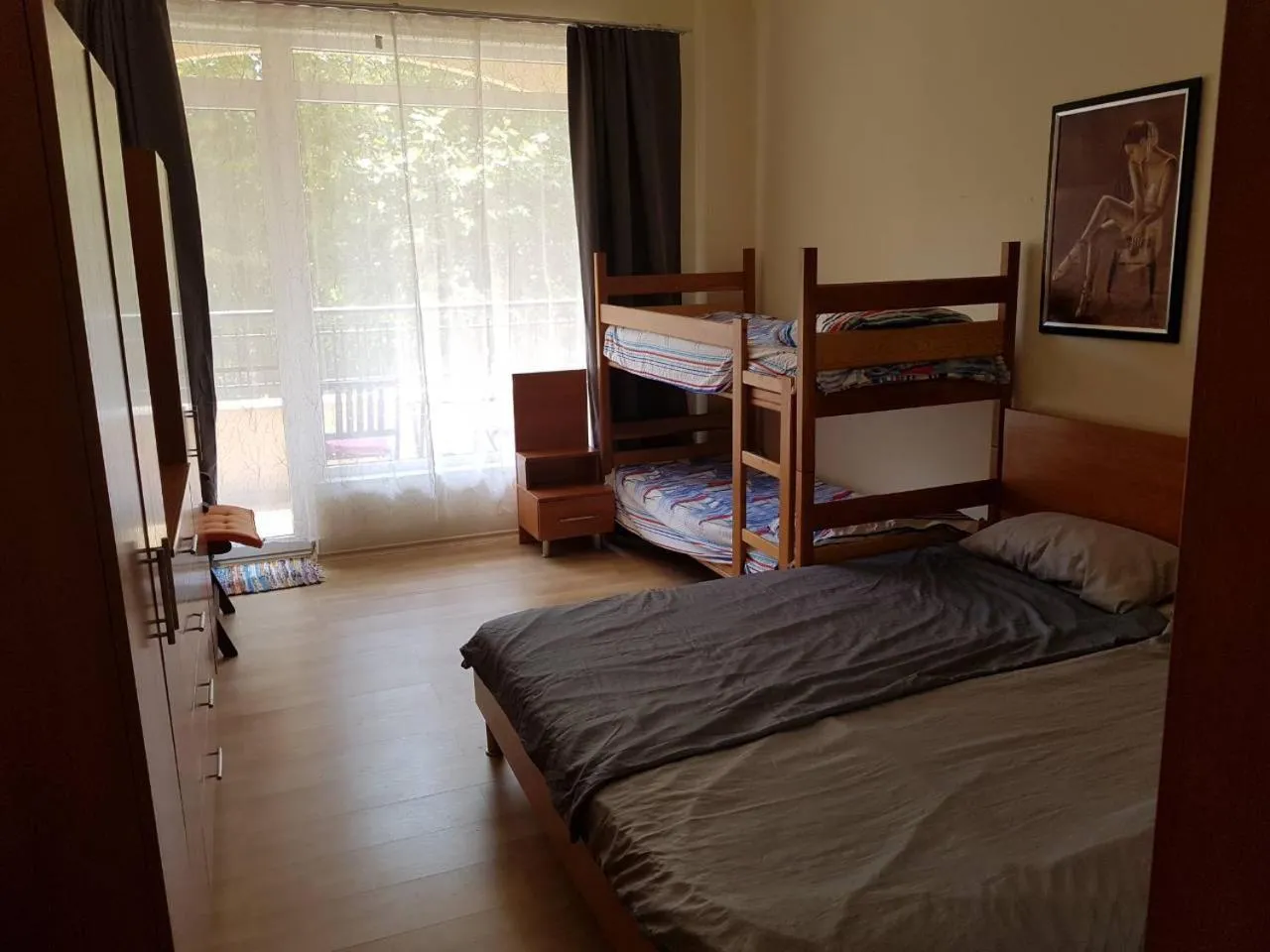 Bedroom in Privates, schönes und grosses Appartement in Goldstrand