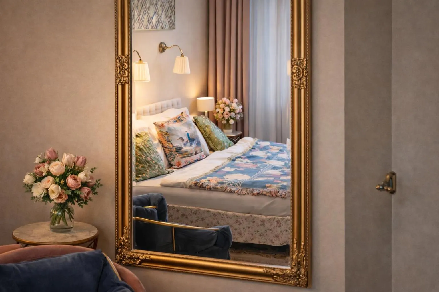 Bed in Hotel Café Post