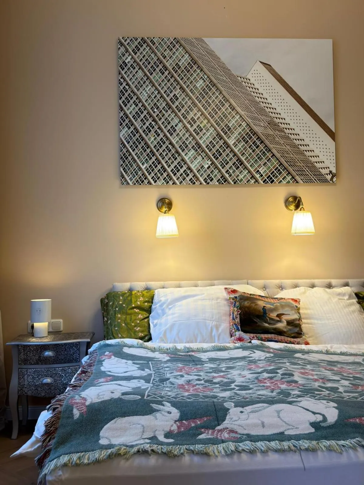 Bed in Hotel Café Post