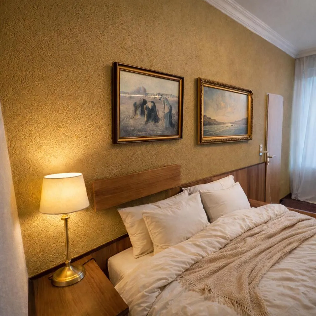 Bed in Hotel Café Post