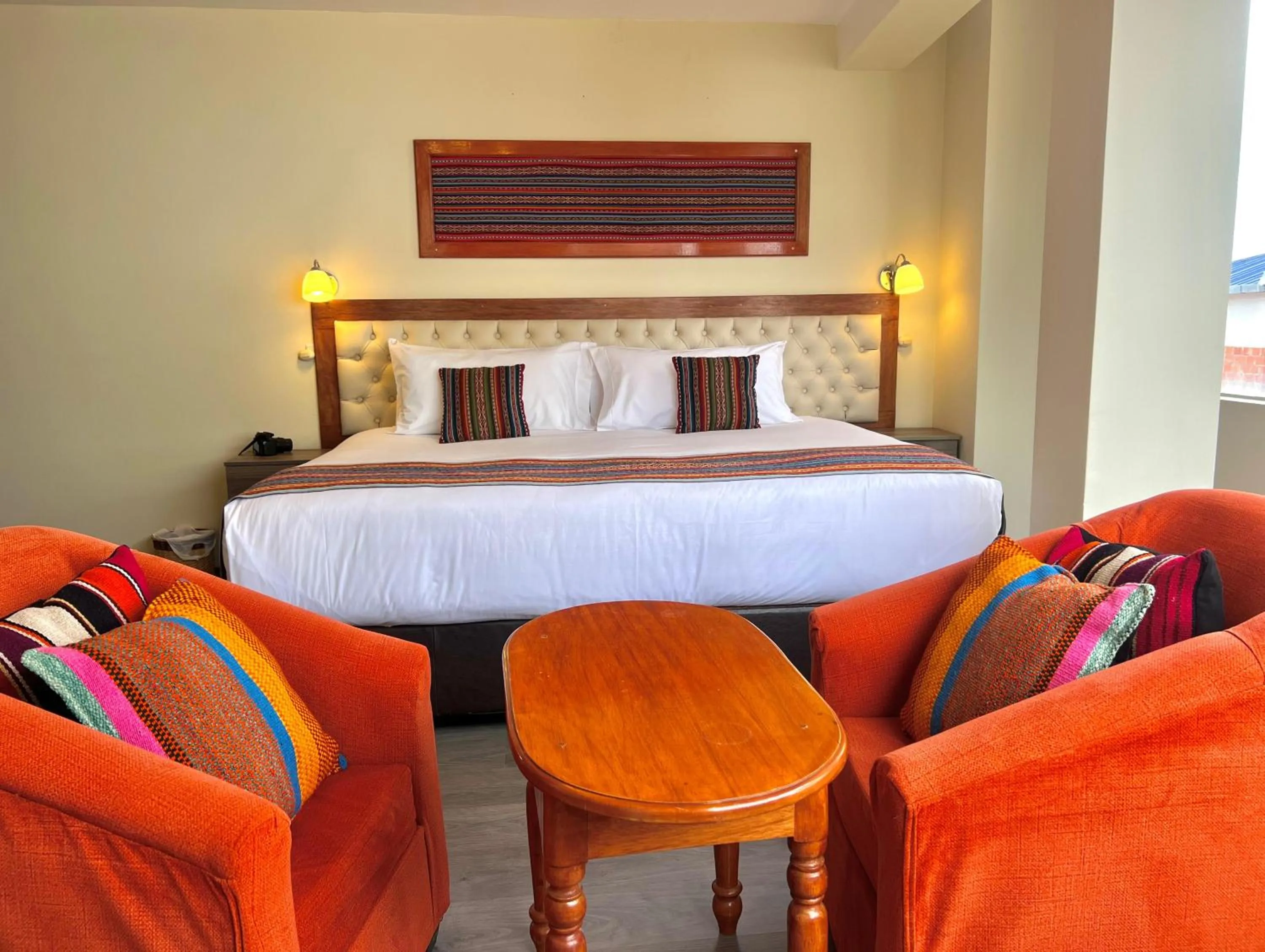 Photo of the whole room, Bed in Hotel Chinchero Boutique & Tours