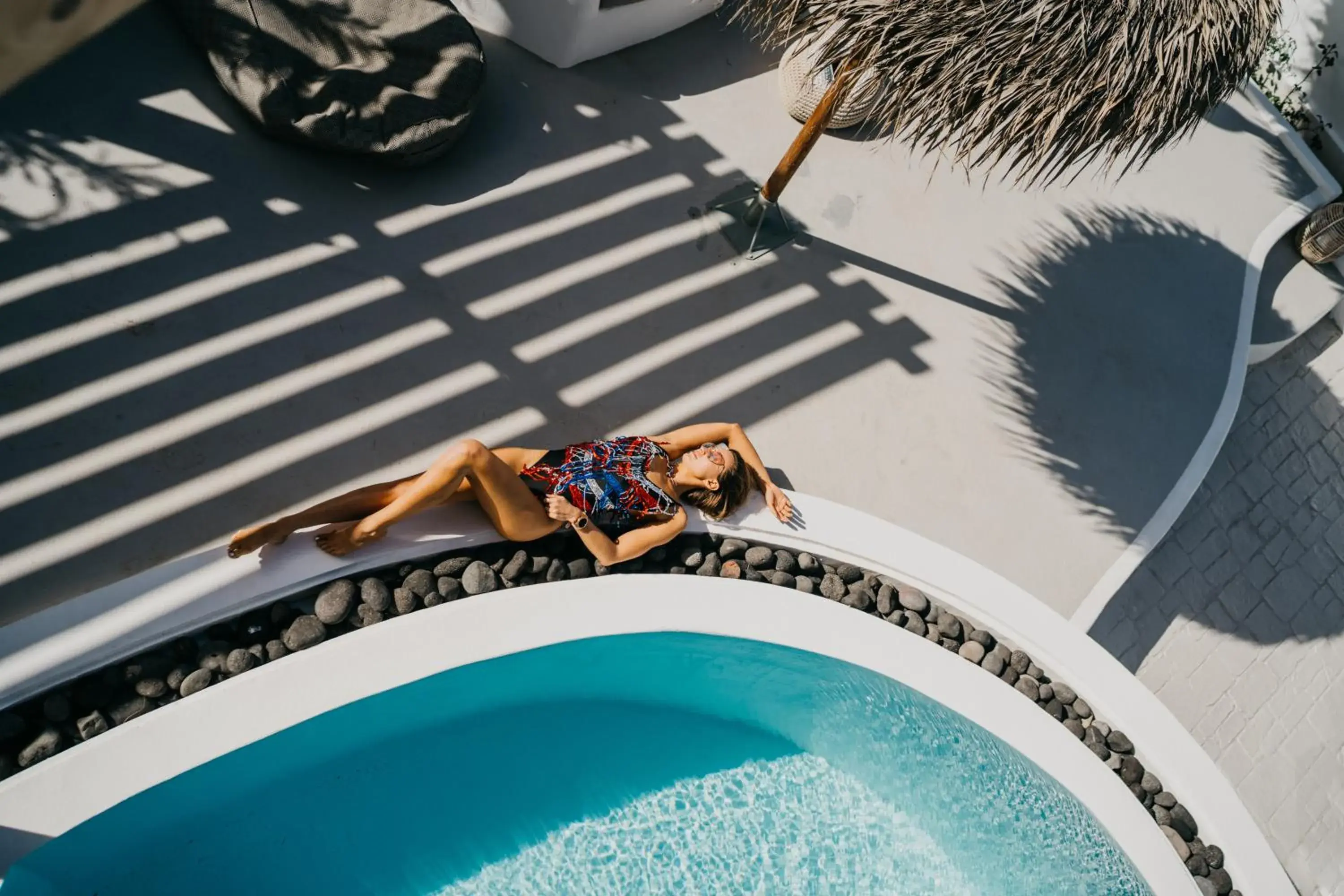 Silver Suite with Private Outdoor Pool - Hot Tub and Panoramic Caldera View in Summer Lovers Villa Silver Suite with Private Outdoor Pool - Hot Tub and Panoramic Caldera View in Summer Lovers Villa