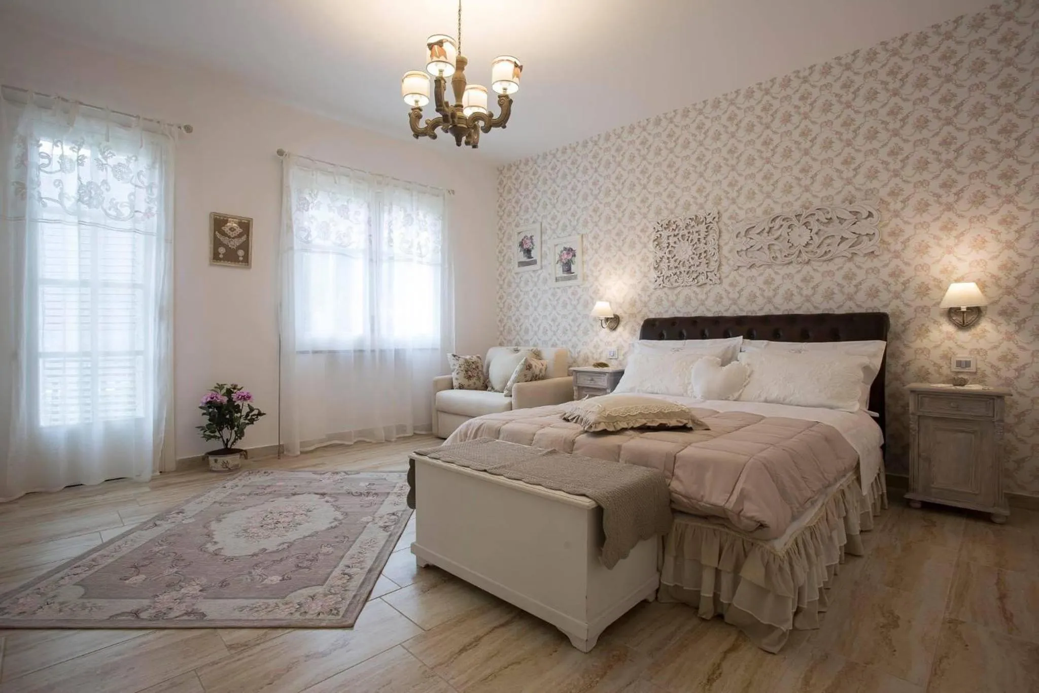 Photo of the whole room, Bed in B&B Blanc Maison Etna Relais & Charme