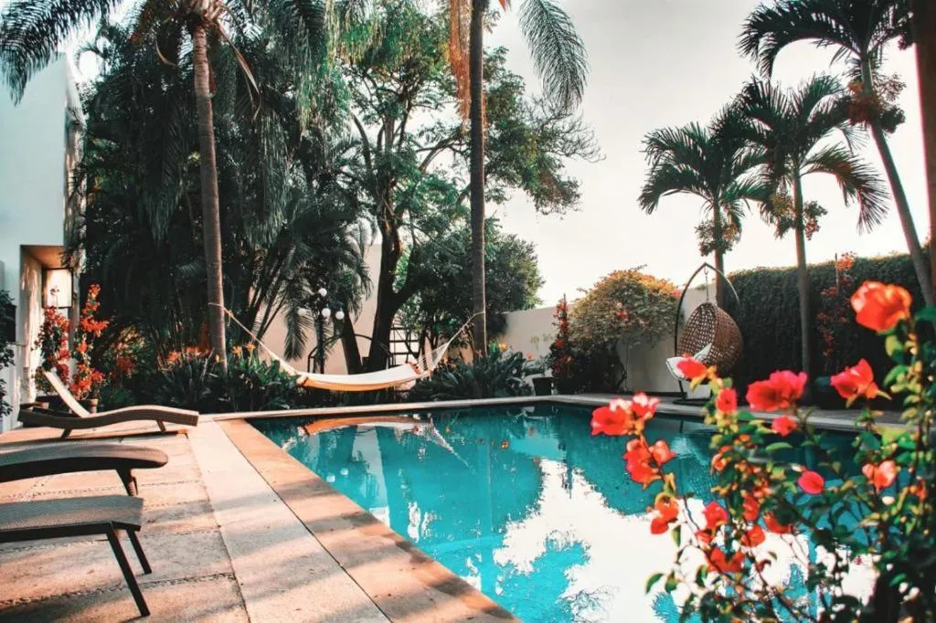 Swimming pool in La Provence Restaurant & Hotel Boutique