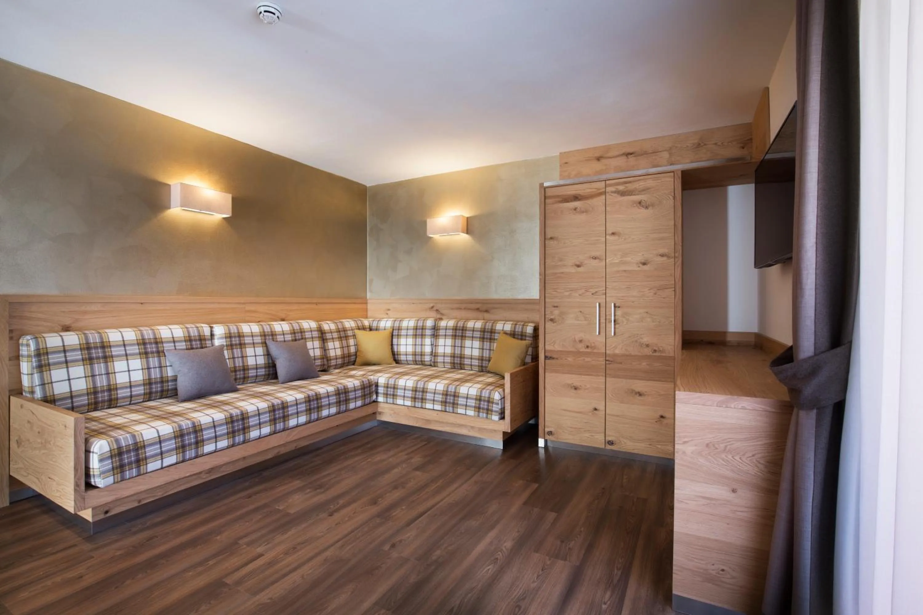 Living room, Bed in Chalet Marcora