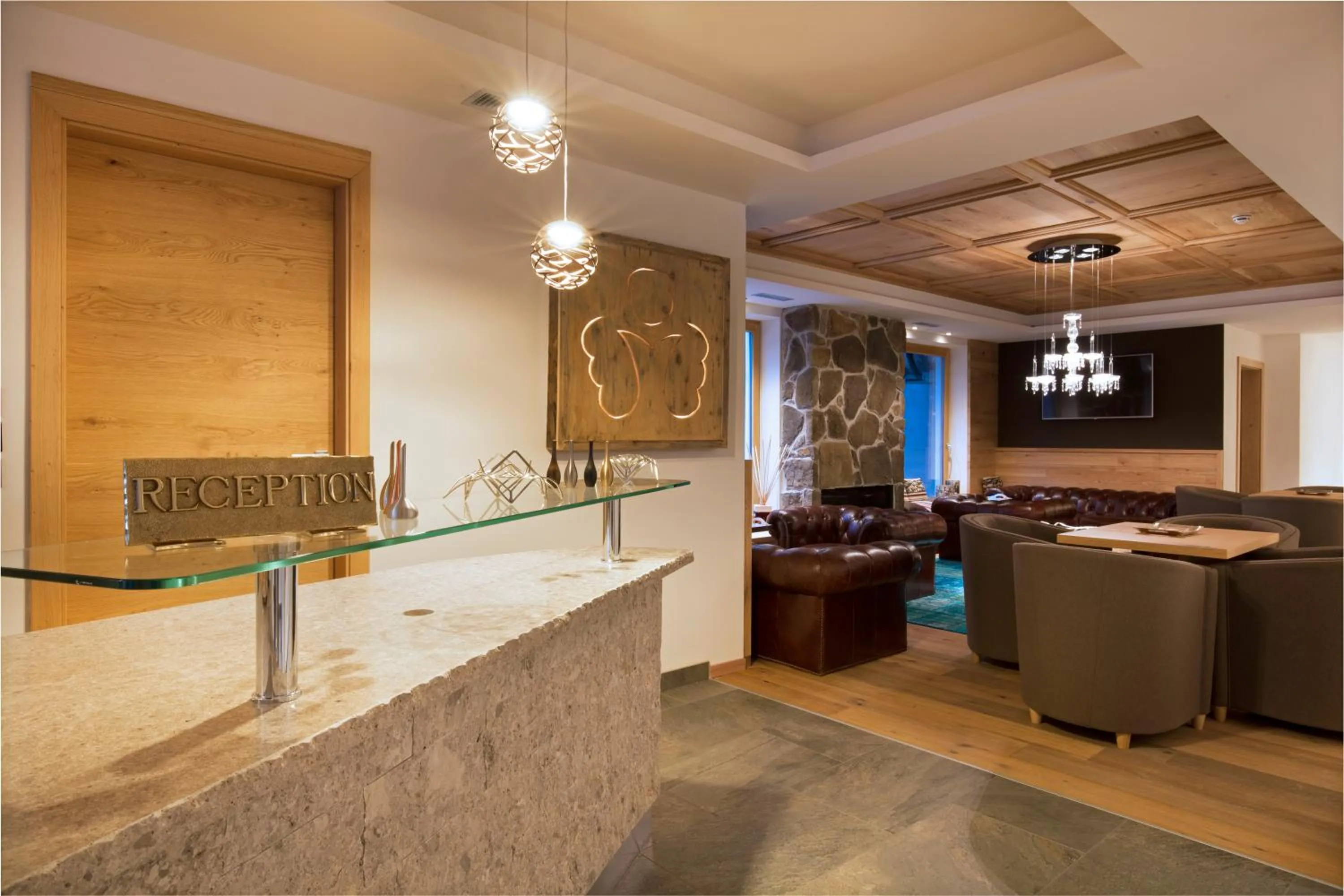 Lobby or reception in Chalet Marcora