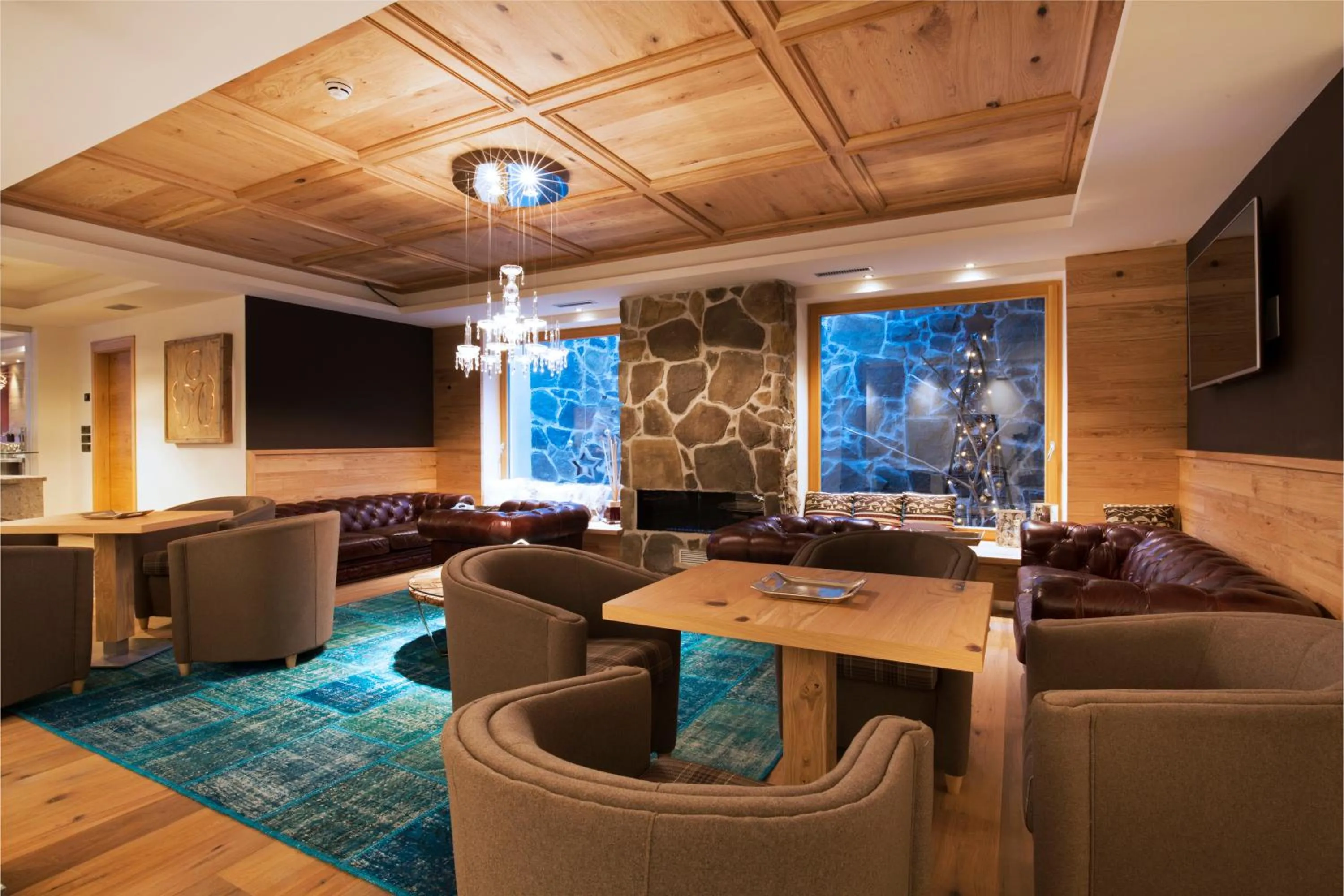 Communal lounge/ TV room in Chalet Marcora