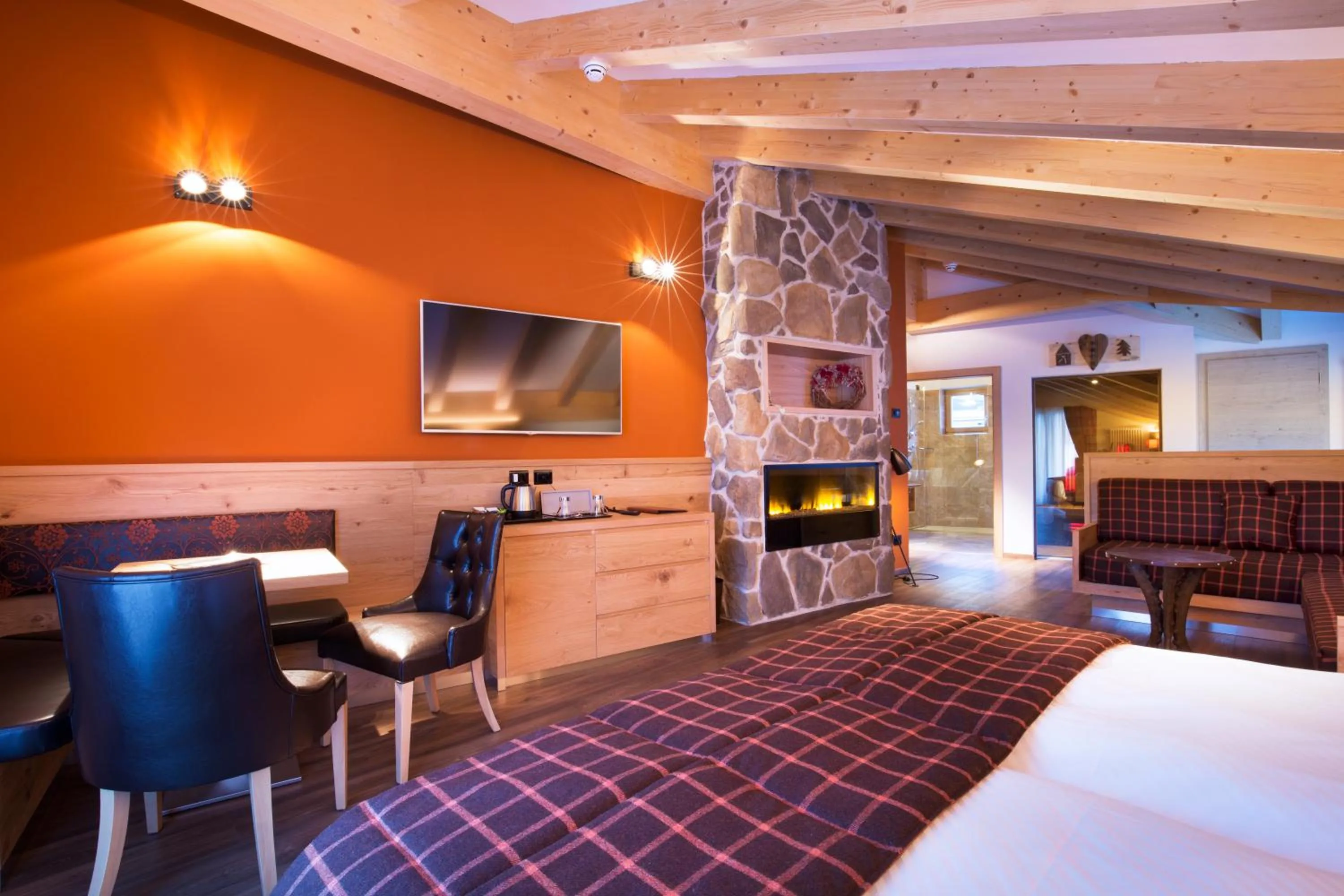 Bedroom, Bed in Chalet Marcora