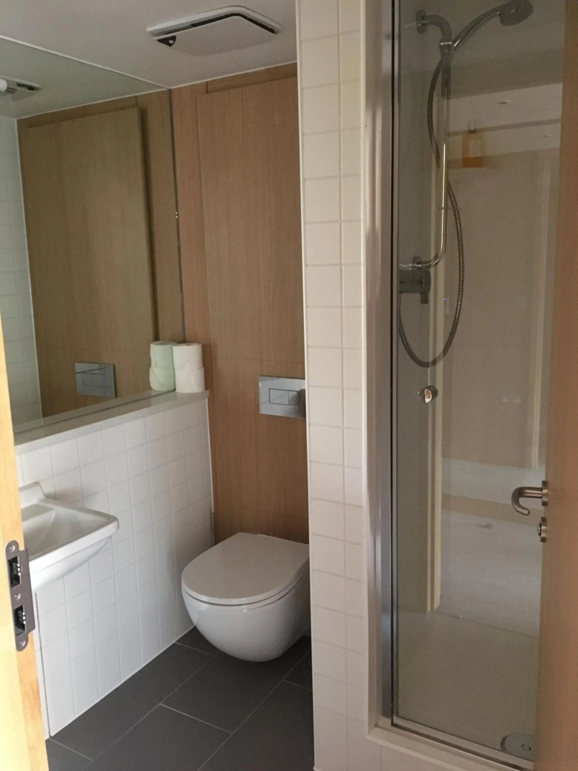 Shower in West Court- Jesus College