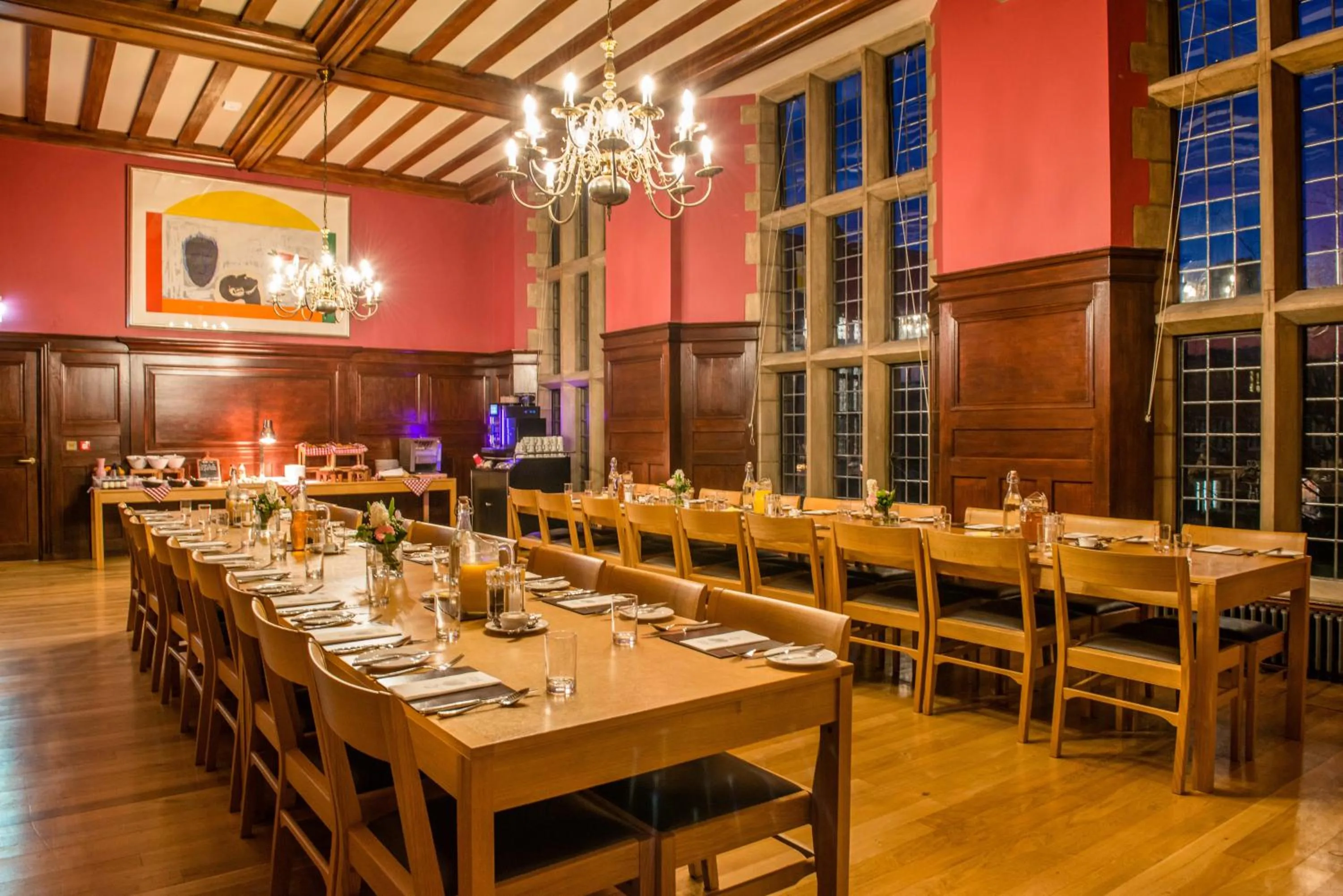 Breakfast in West Court- Jesus College