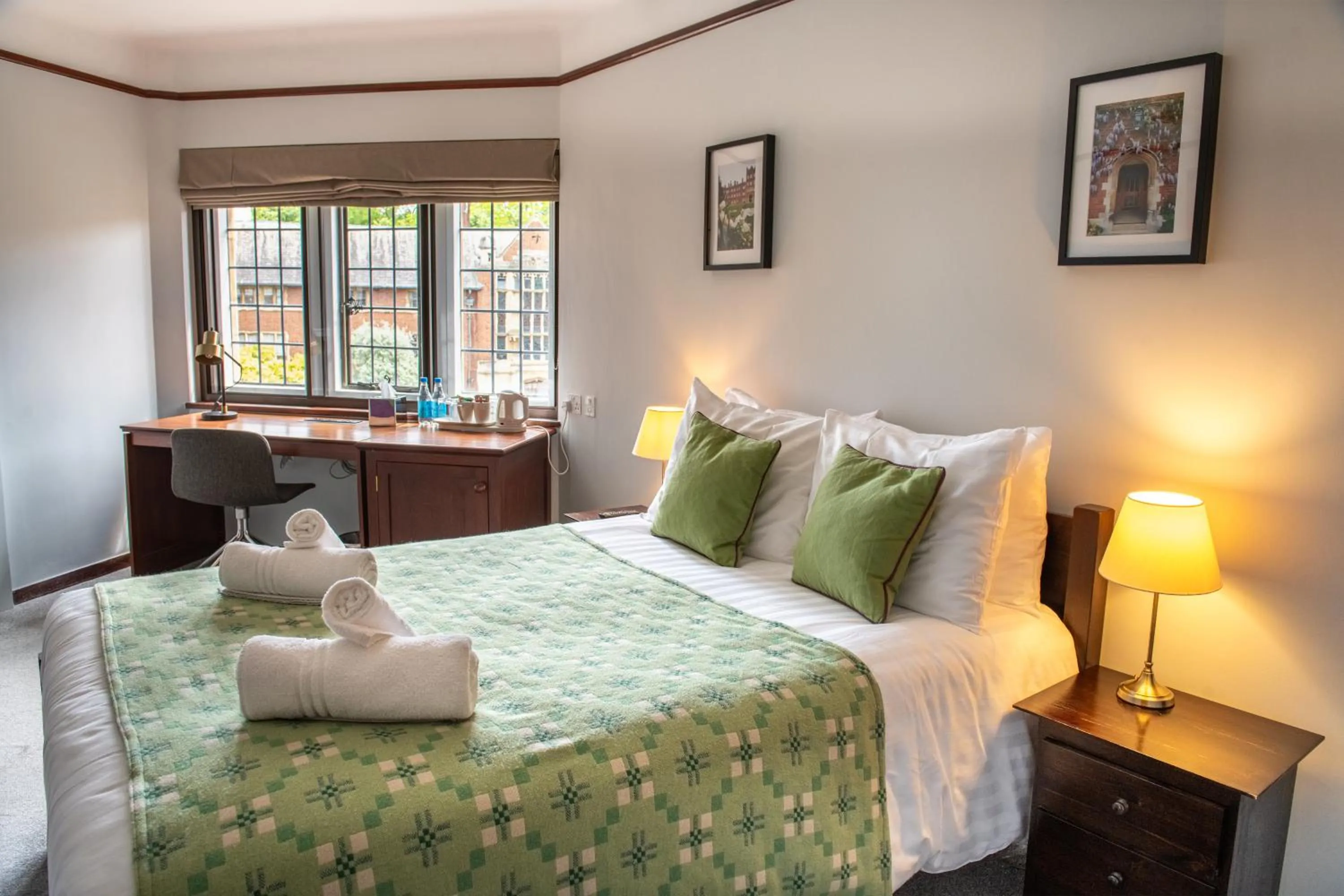 Photo of the whole room, Bed in West Court- Jesus College