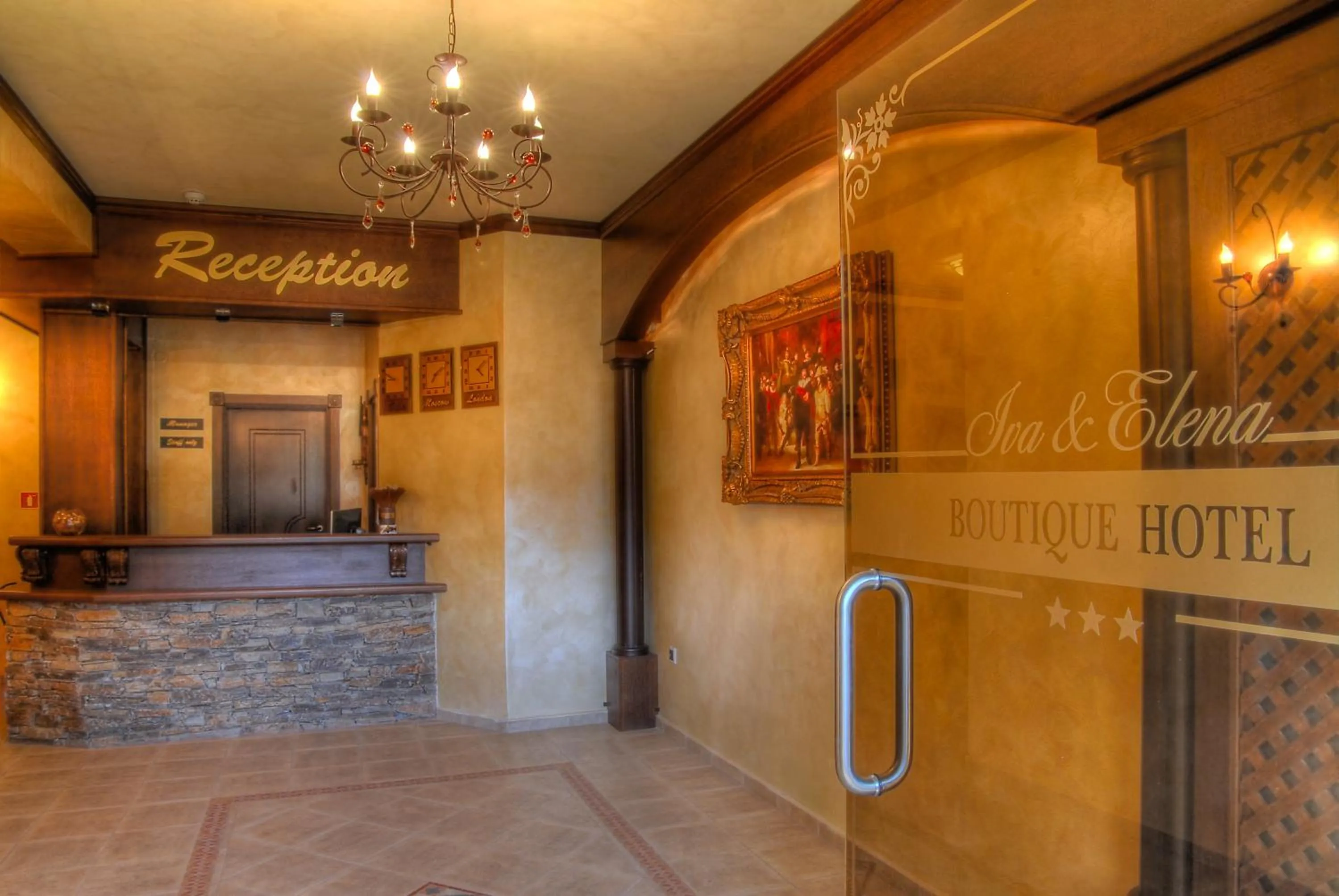 Lobby or reception in Hotel Iva & Elena