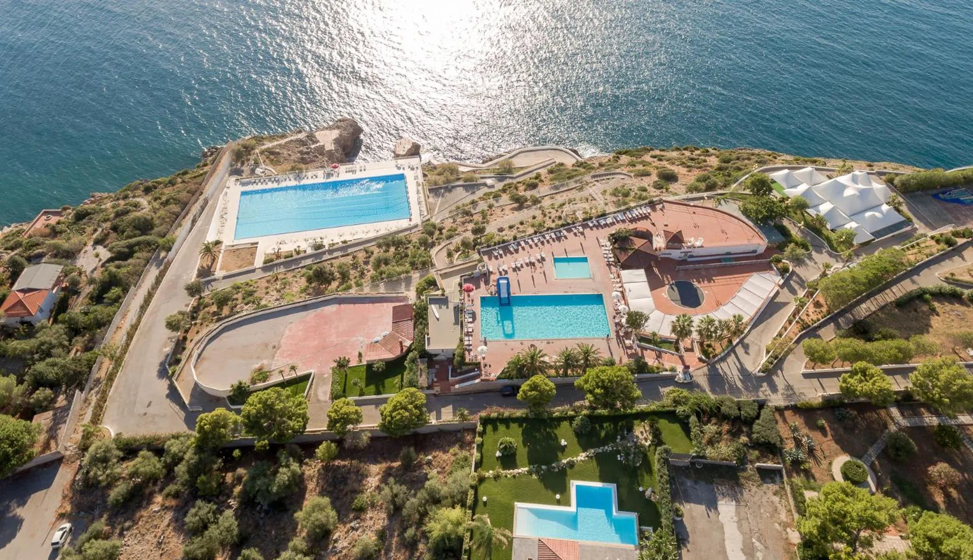 Bird's eye view in Perla Del Golfo Resort