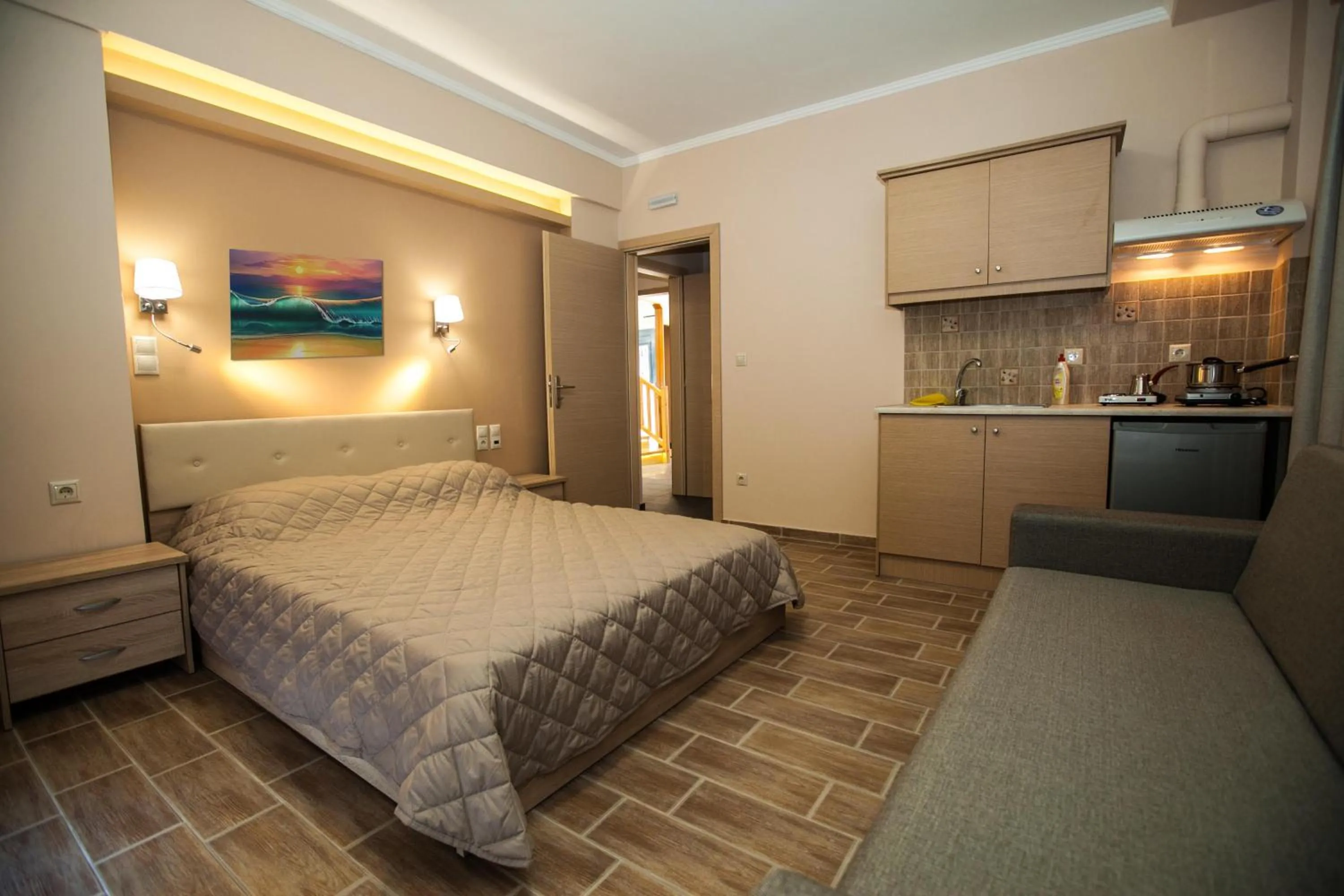 Bed in Vista Del Mare Rooms