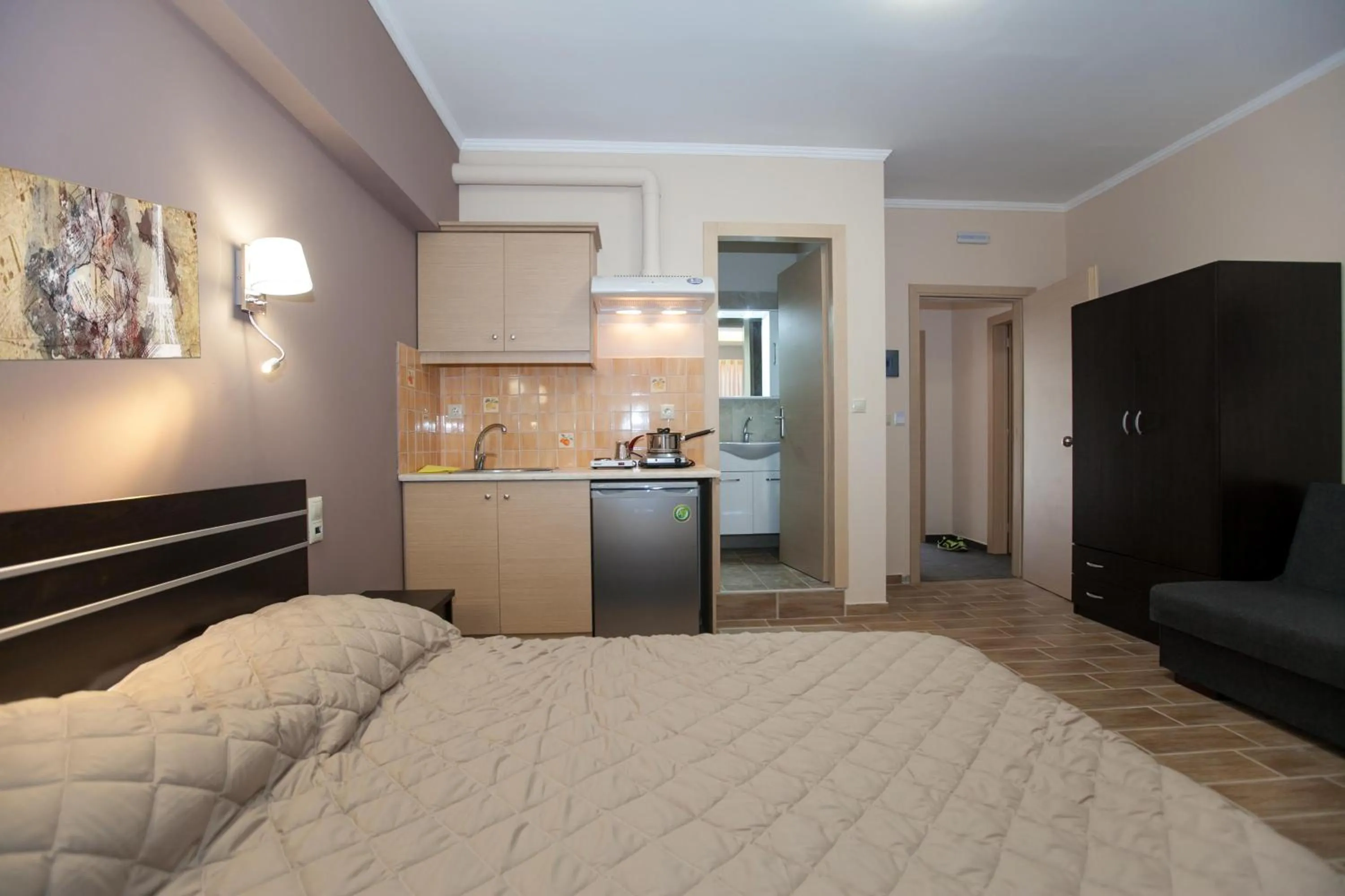 Bed in Vista Del Mare Rooms