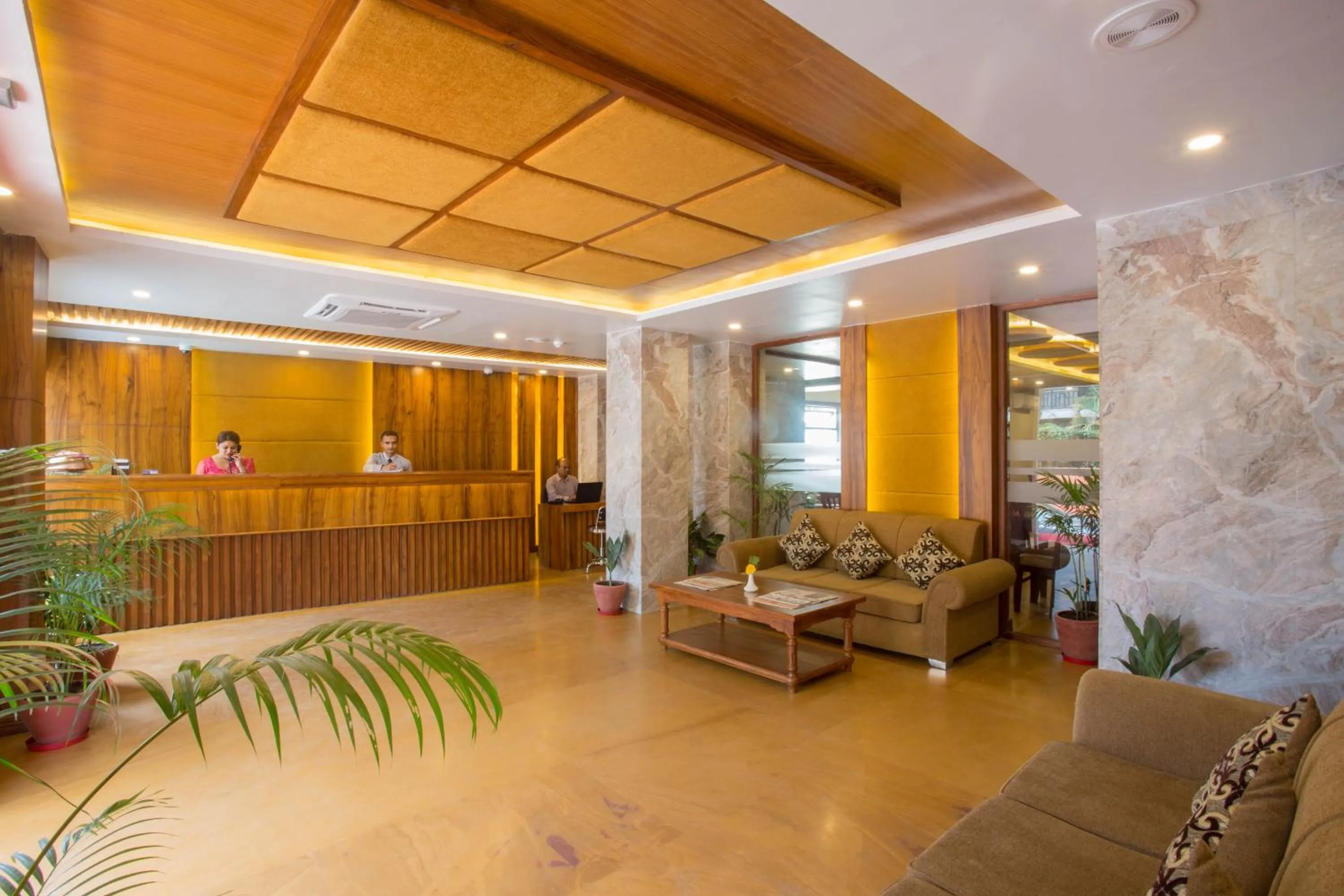 Lobby or reception in Hotel Portland