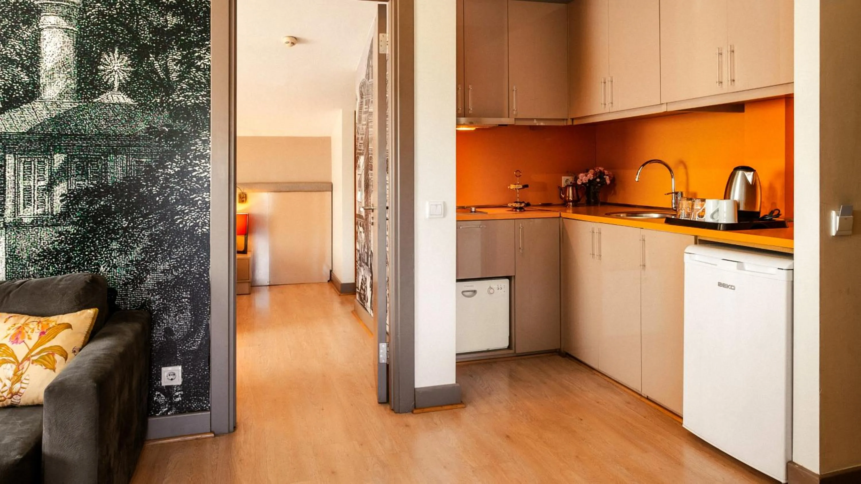 kitchen in Cheya Beşiktaş Istanbul Bosphorus City Center Hotel & Suites