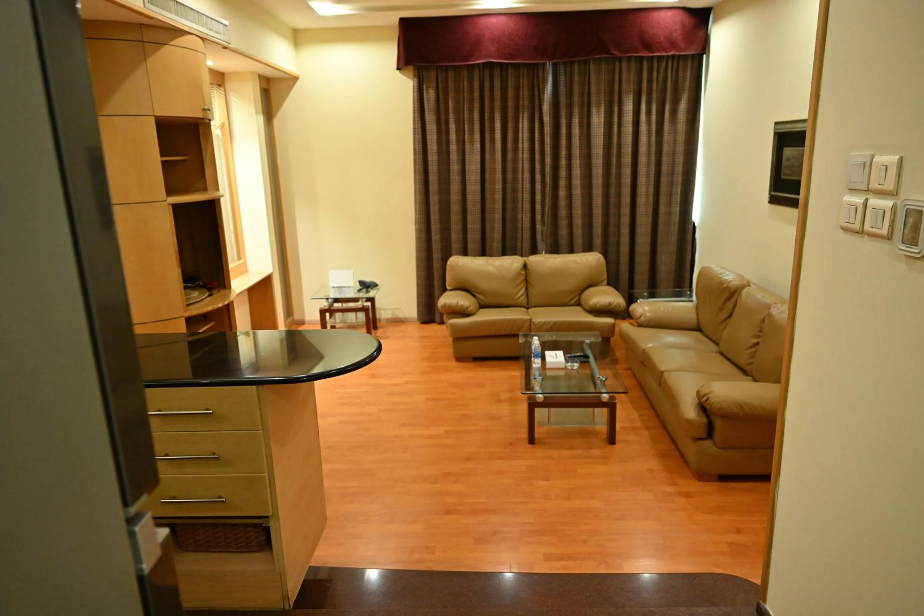 Living room in One Pavilion Luxury Serviced Apartments