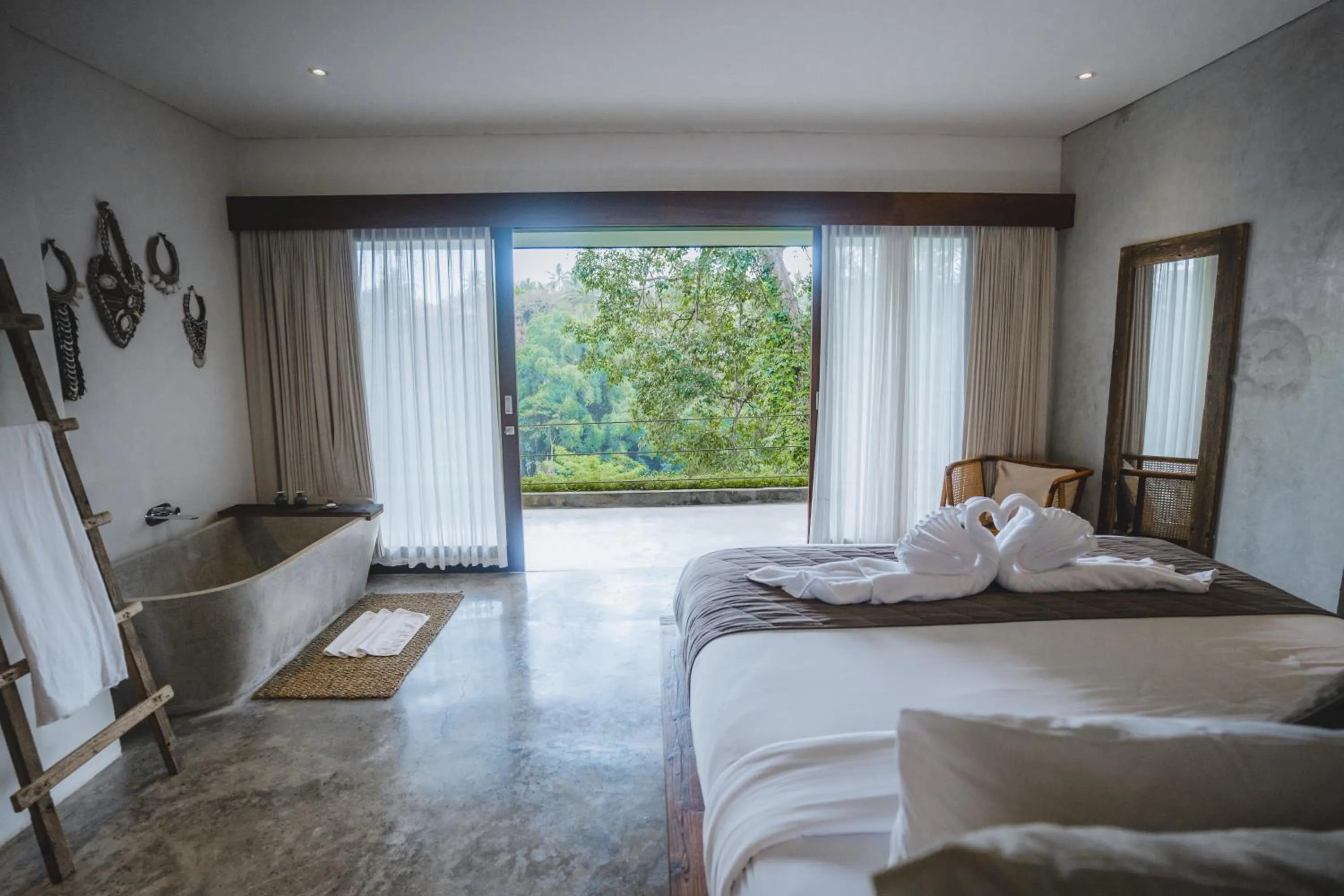 Bed in The Hidden Paradise Ubud - CHSE Certified