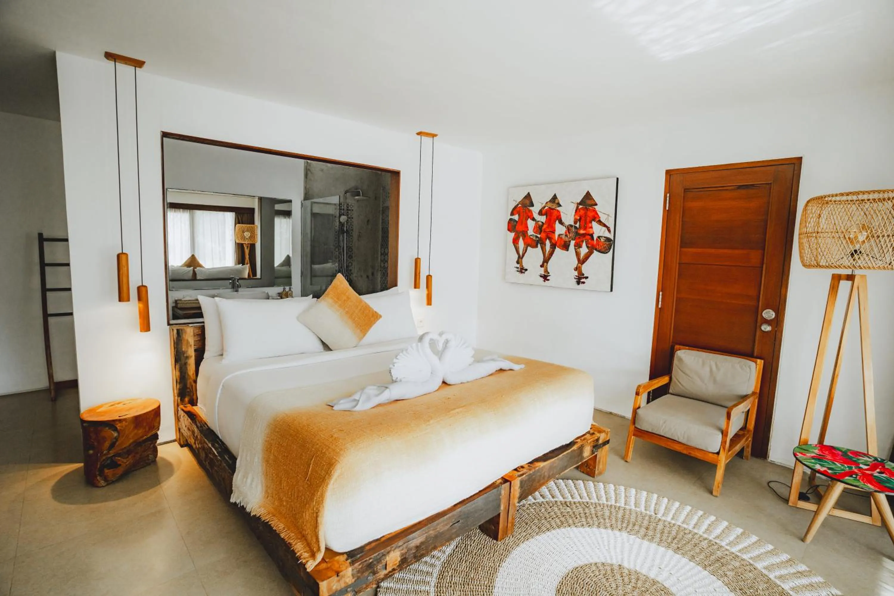 Bed in The Hidden Paradise Ubud - CHSE Certified