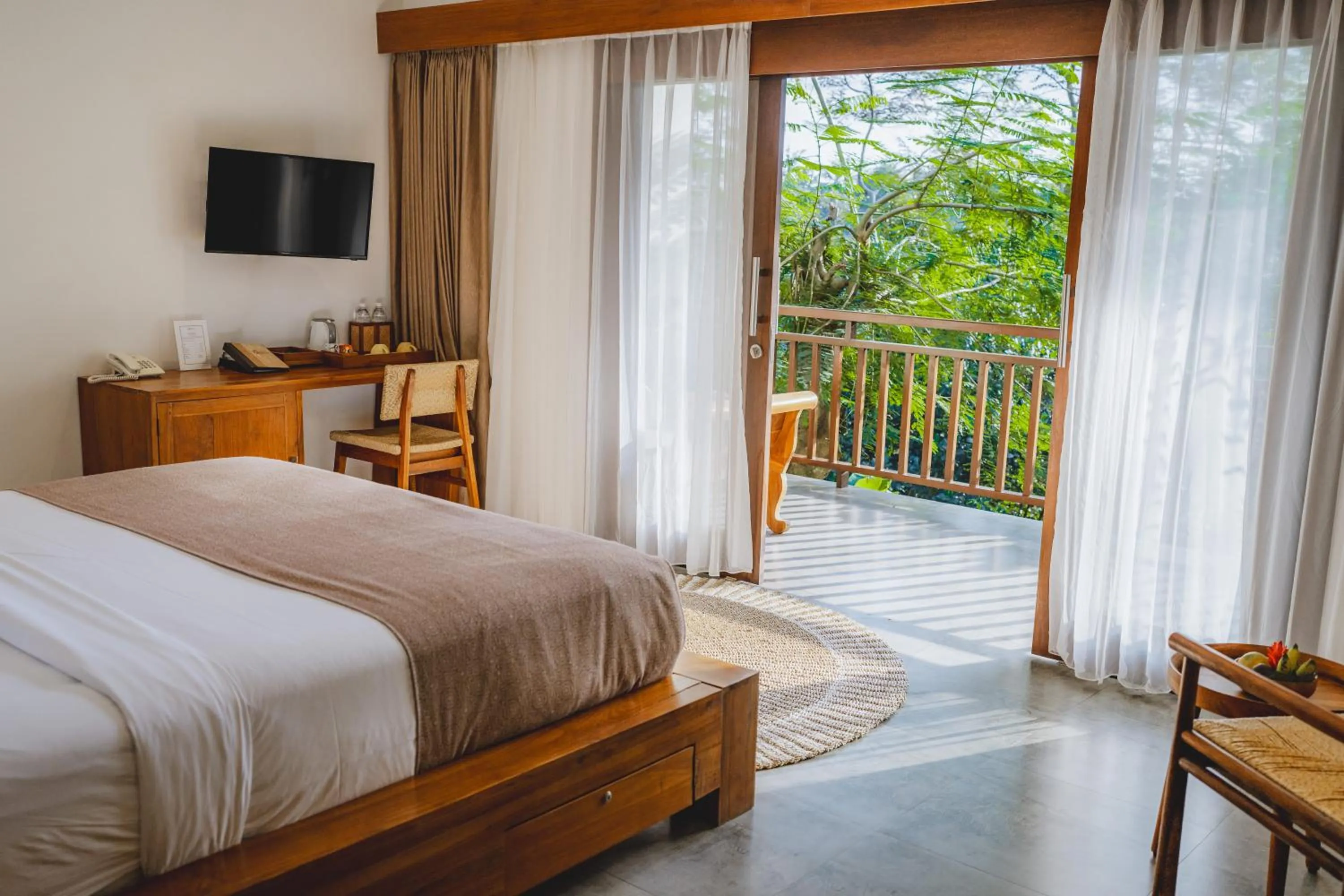 Bed in The Hidden Paradise Ubud - CHSE Certified