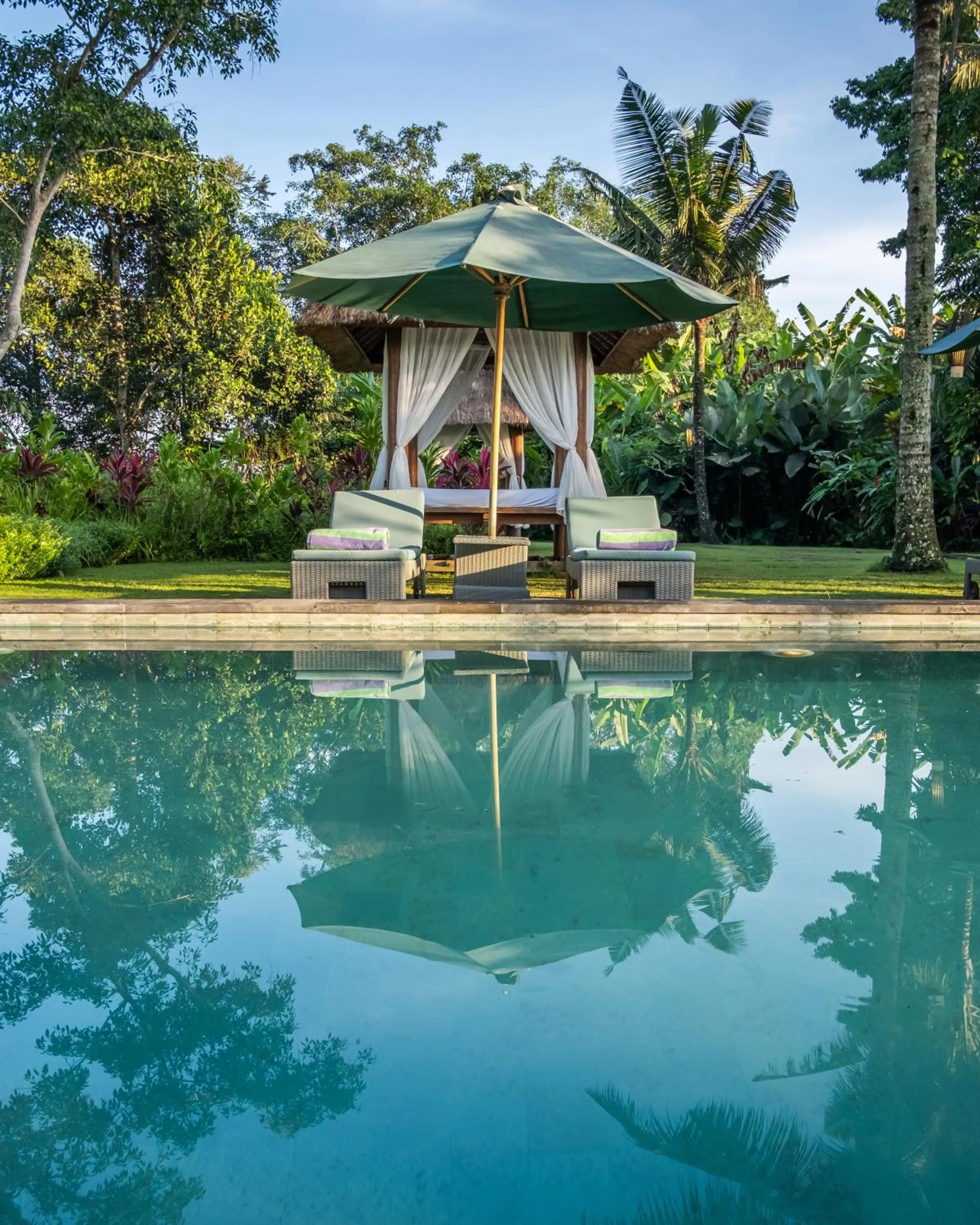 Pool view in The Hidden Paradise Ubud - CHSE Certified